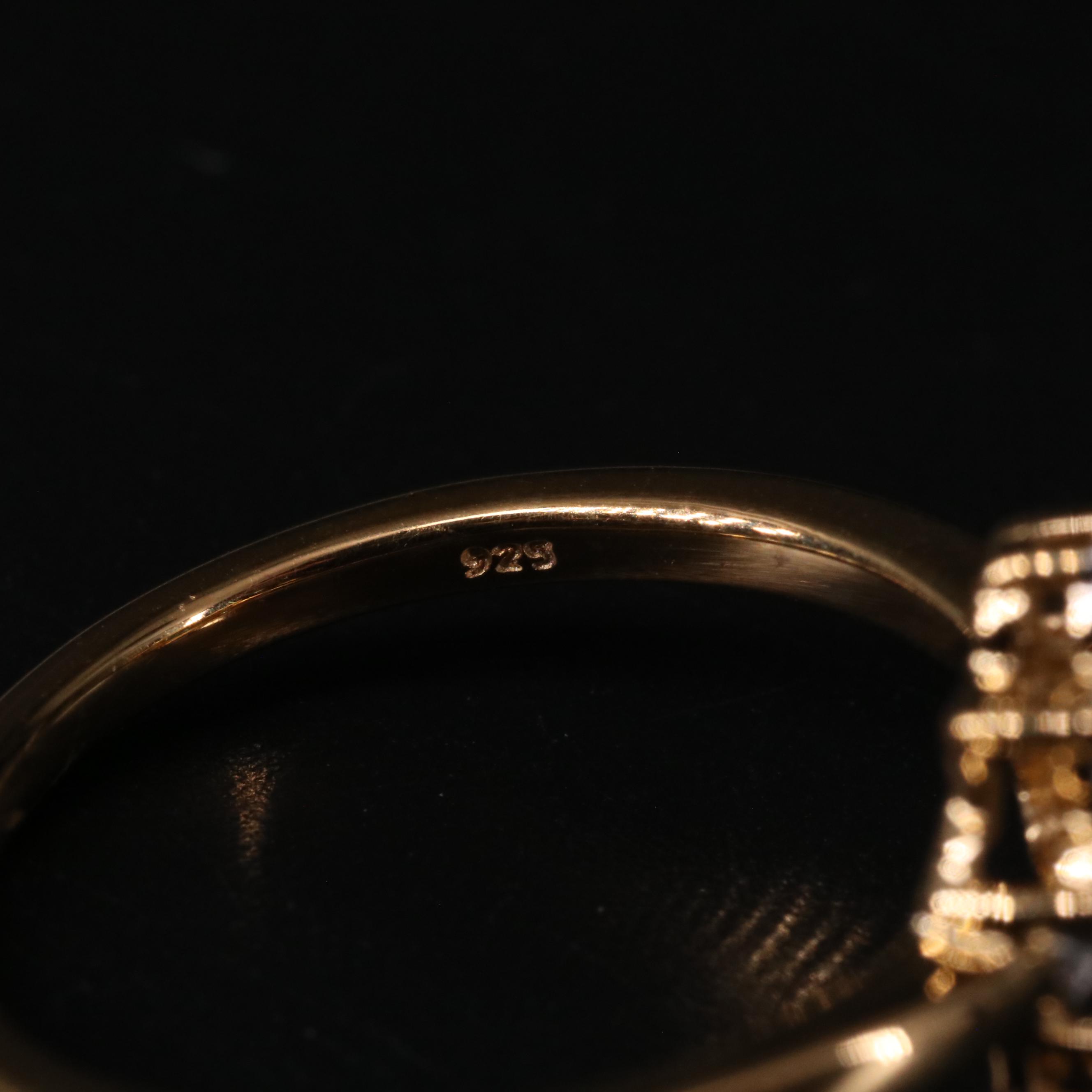 Sterling Silver Emerald and Topaz Ring