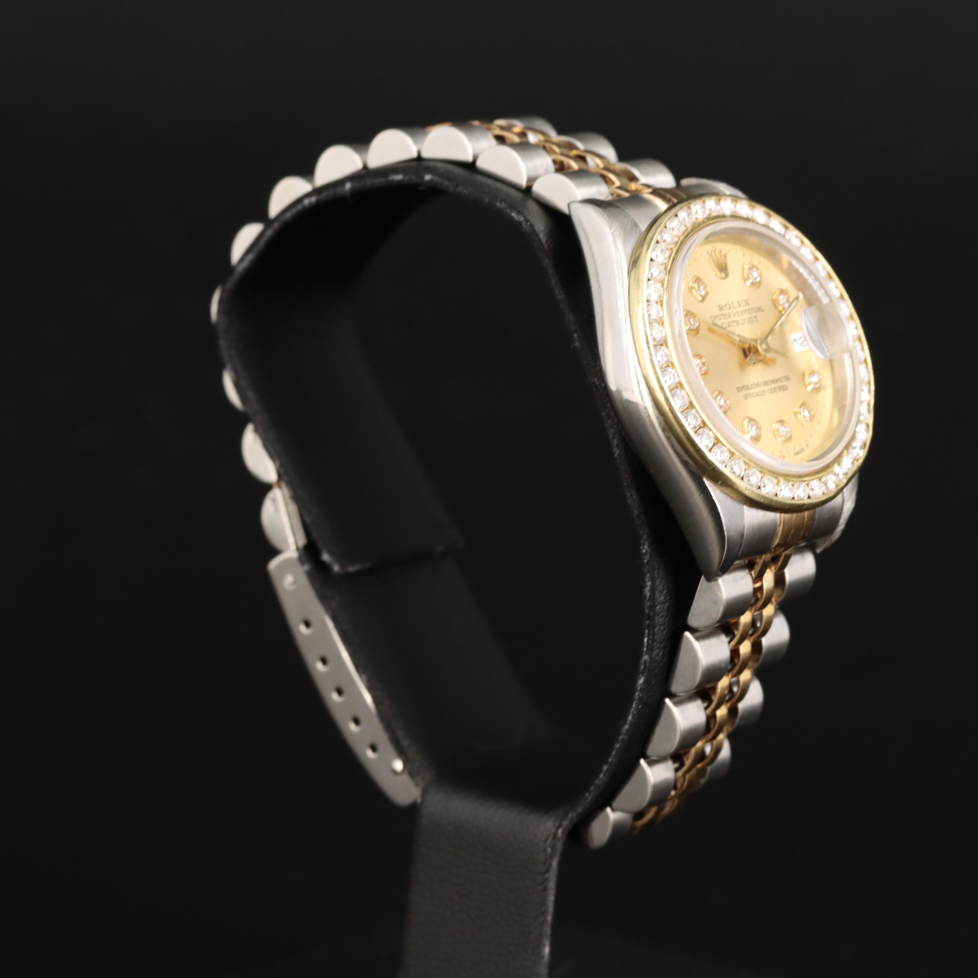 1998 Rolex Oyster Perpetual 1.18 CTW Diamond Watch