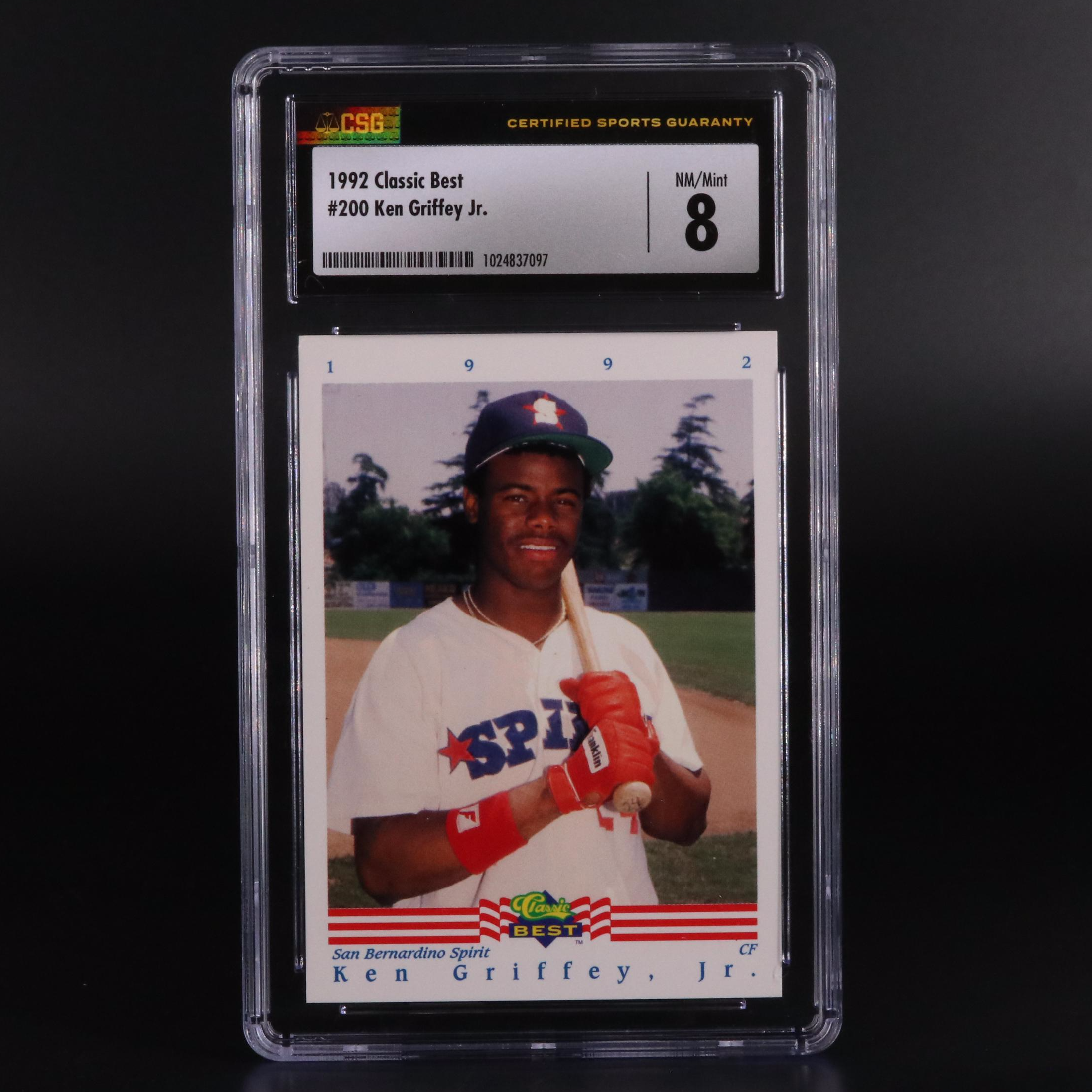 1992 Classic Best Ken Griffey Jr. #200 Grade 8 Baseball Card