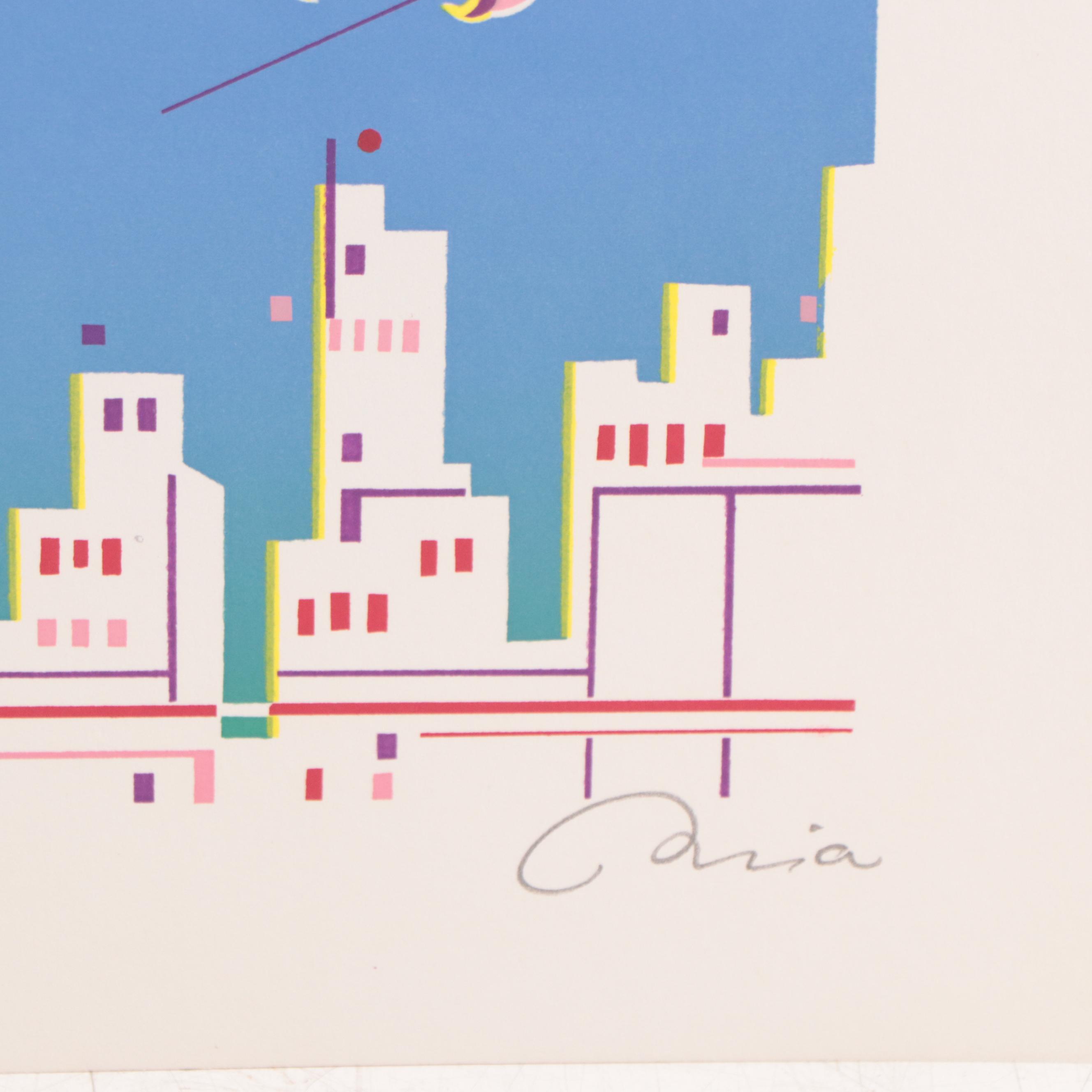 Surreal Serigraph "The Four Seasons"