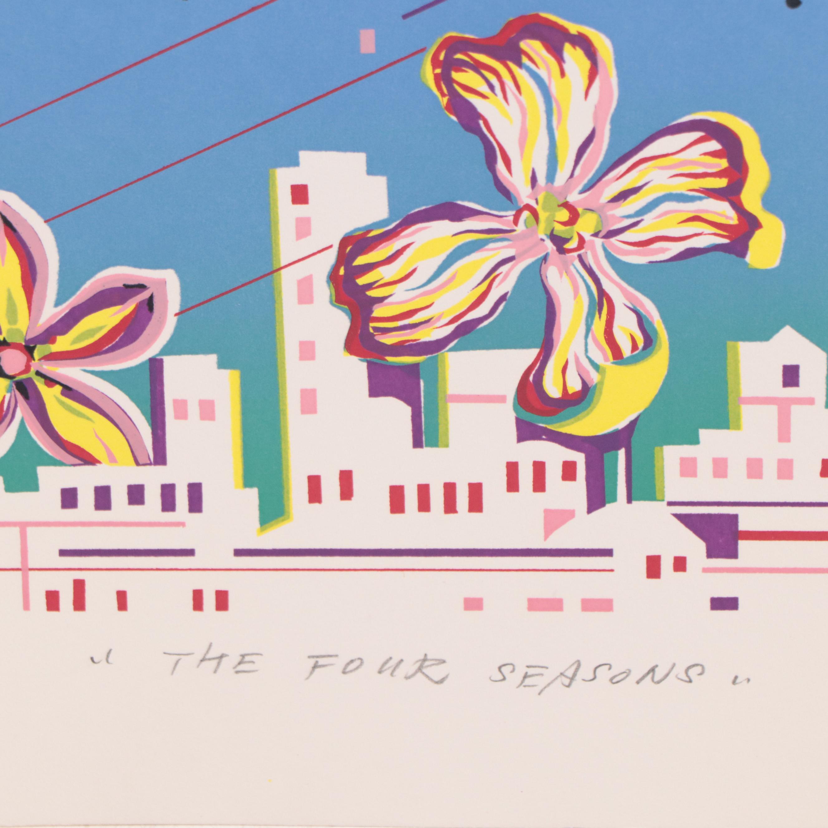 Surreal Serigraph "The Four Seasons"