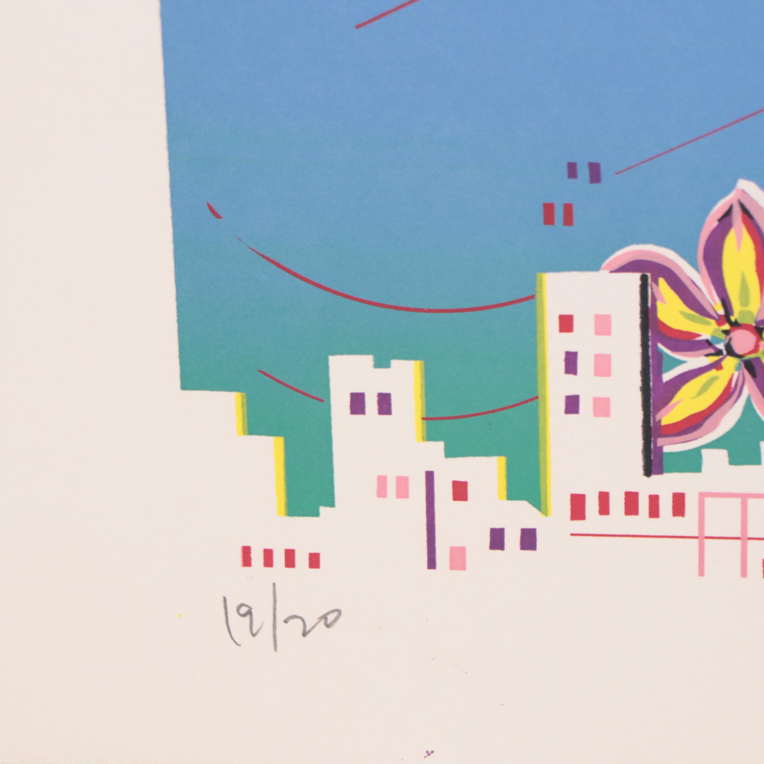 Surreal Serigraph "The Four Seasons"