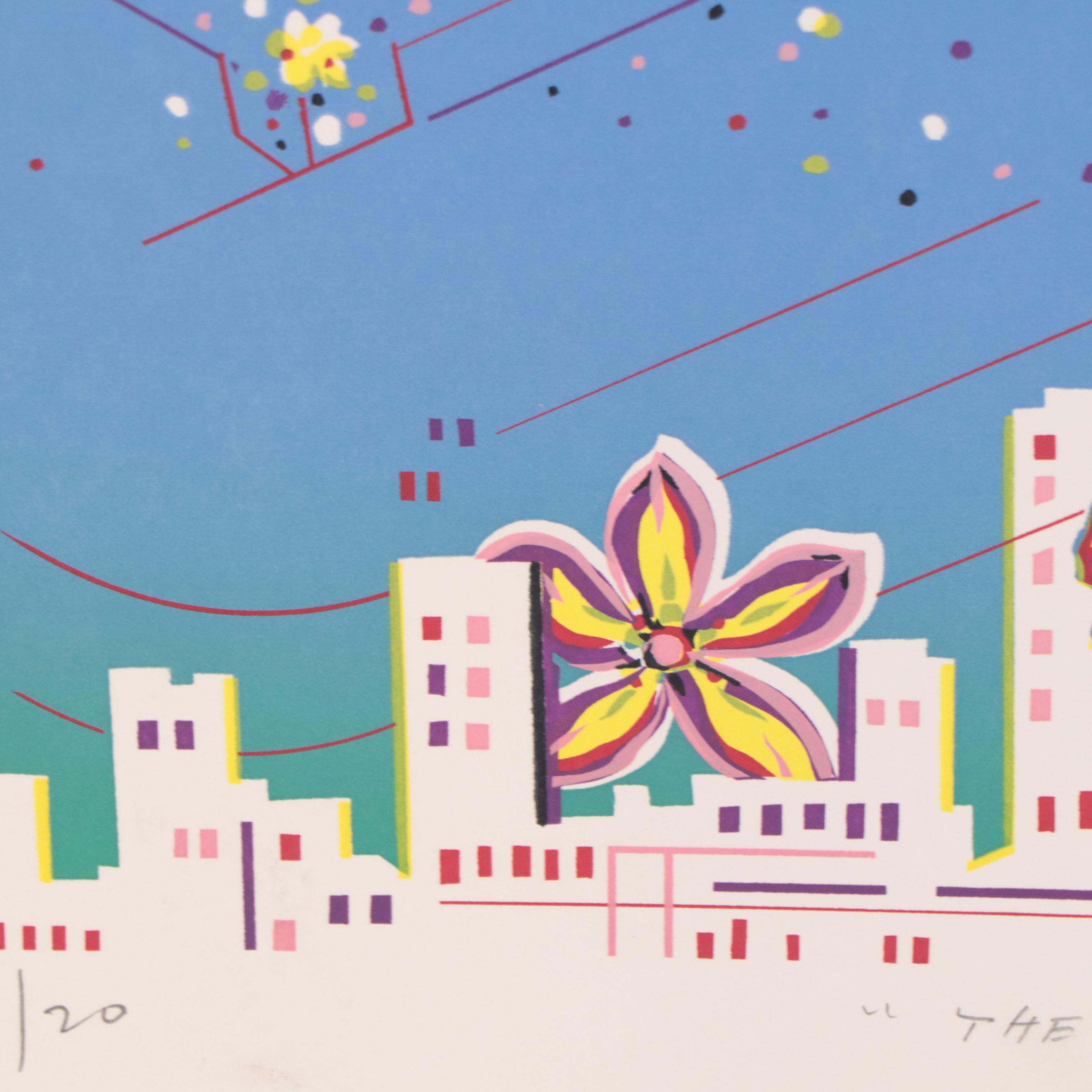 Surreal Serigraph "The Four Seasons"