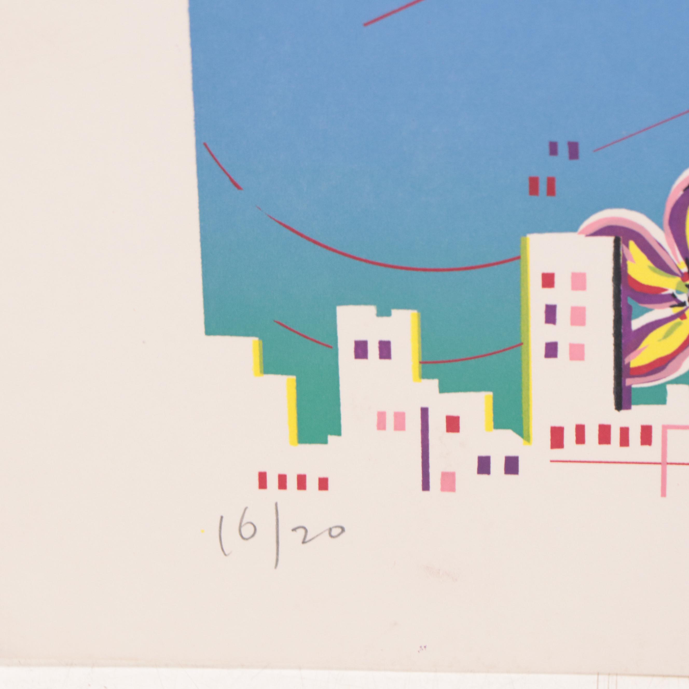 Surreal Serigraph "The Four Seasons"