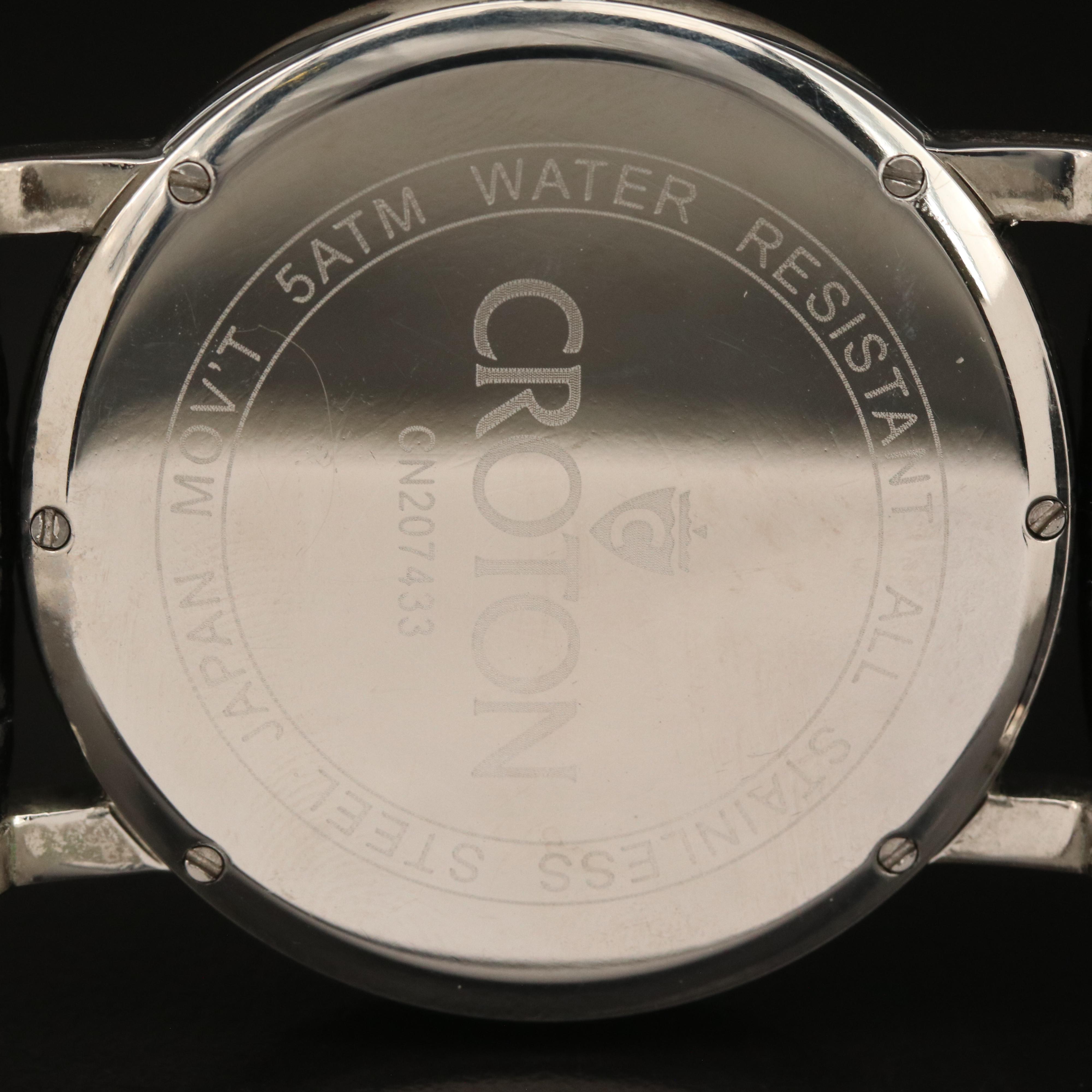 Croton Sector Dial Quartz Watch