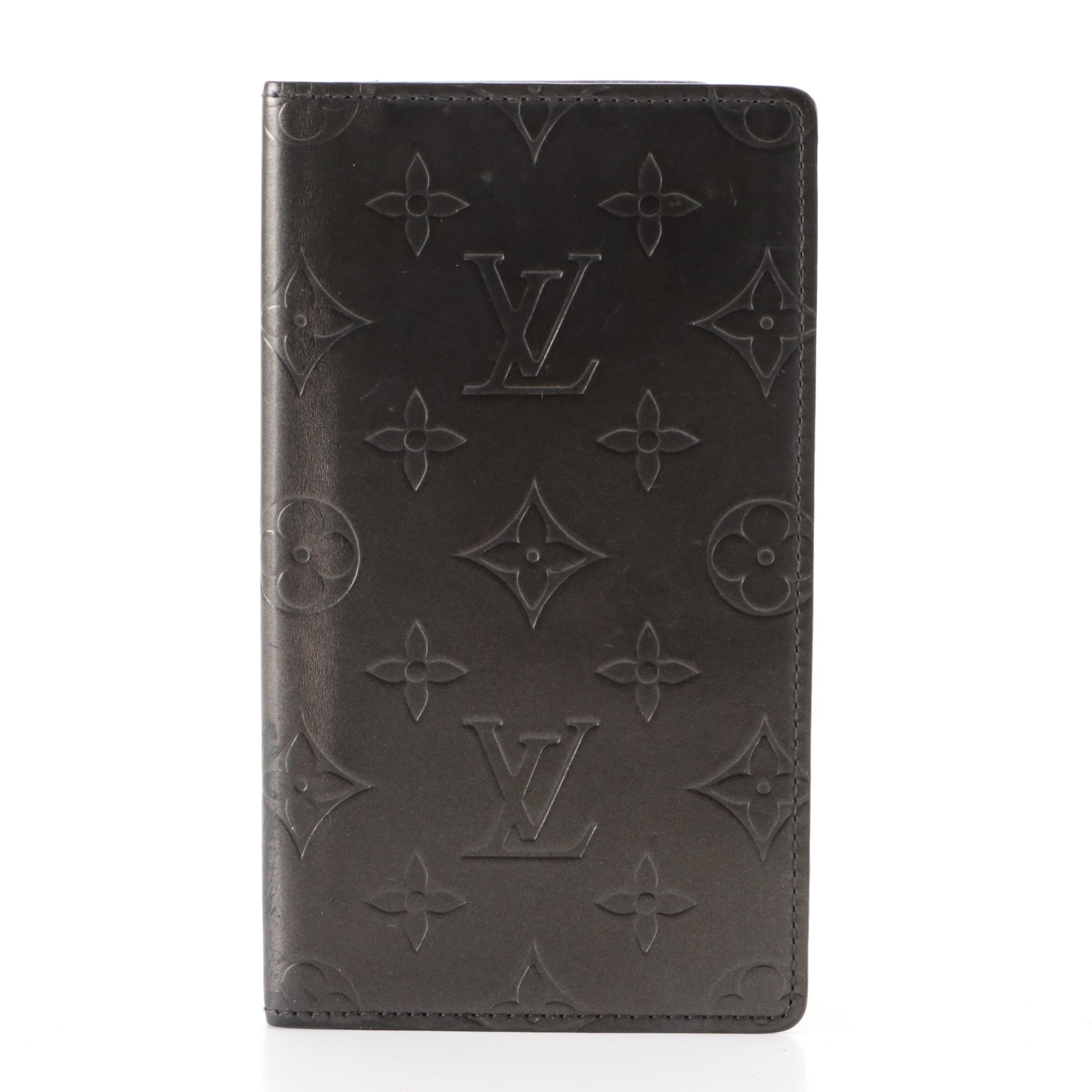 Louis Vuitton Checkbook Cover in Monogram Mat Leather