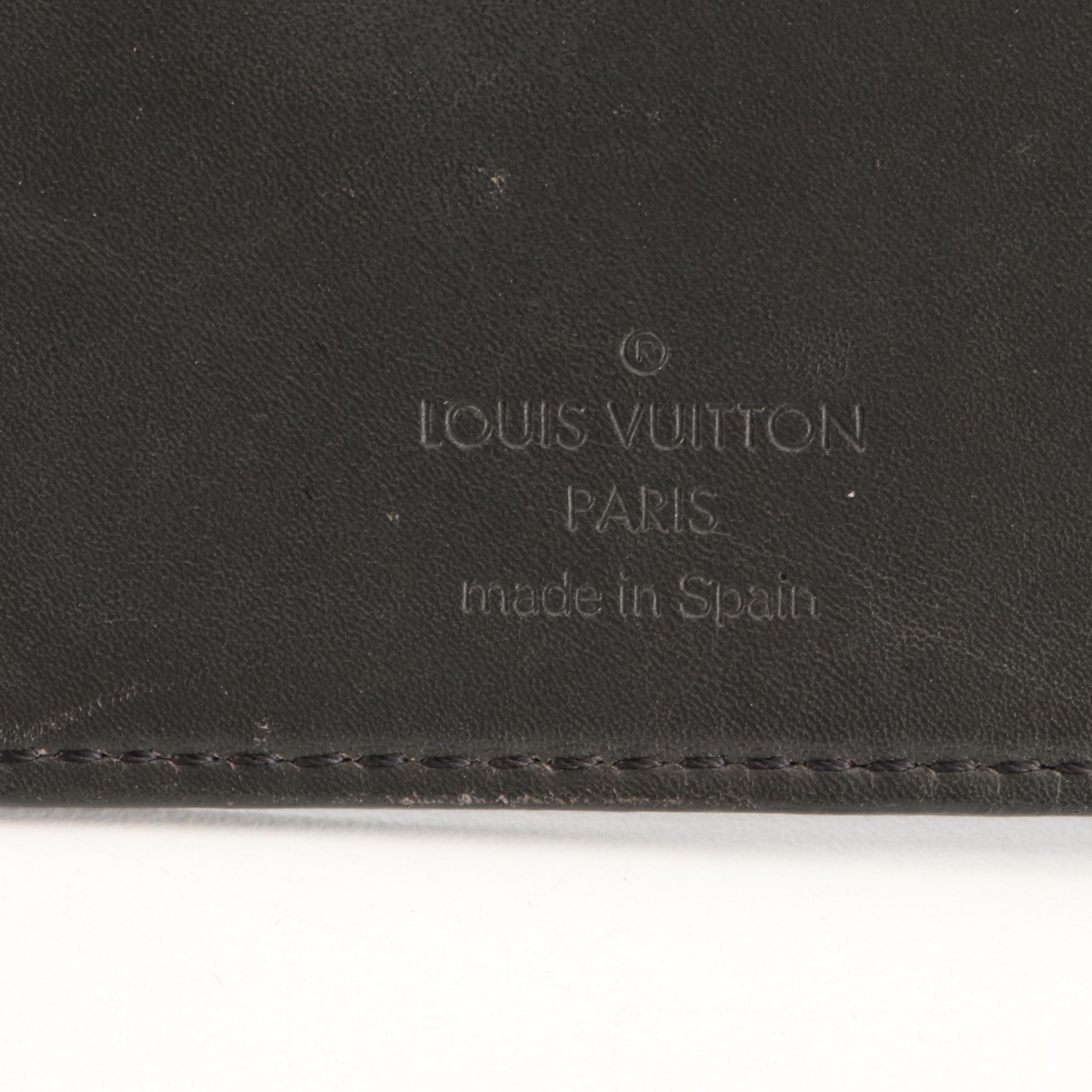 Louis Vuitton Checkbook Cover in Monogram Mat Leather