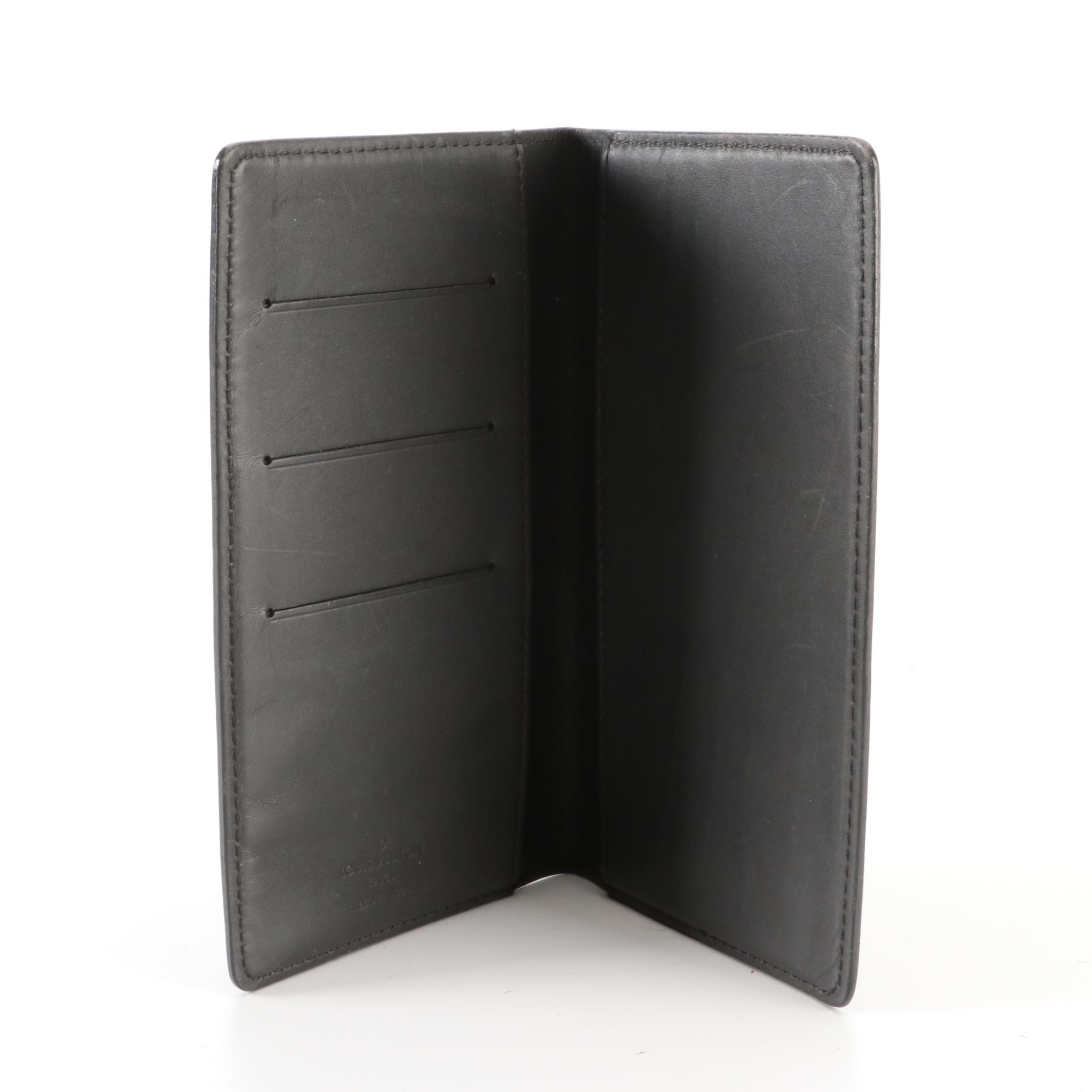 Louis Vuitton Checkbook Cover in Monogram Mat Leather