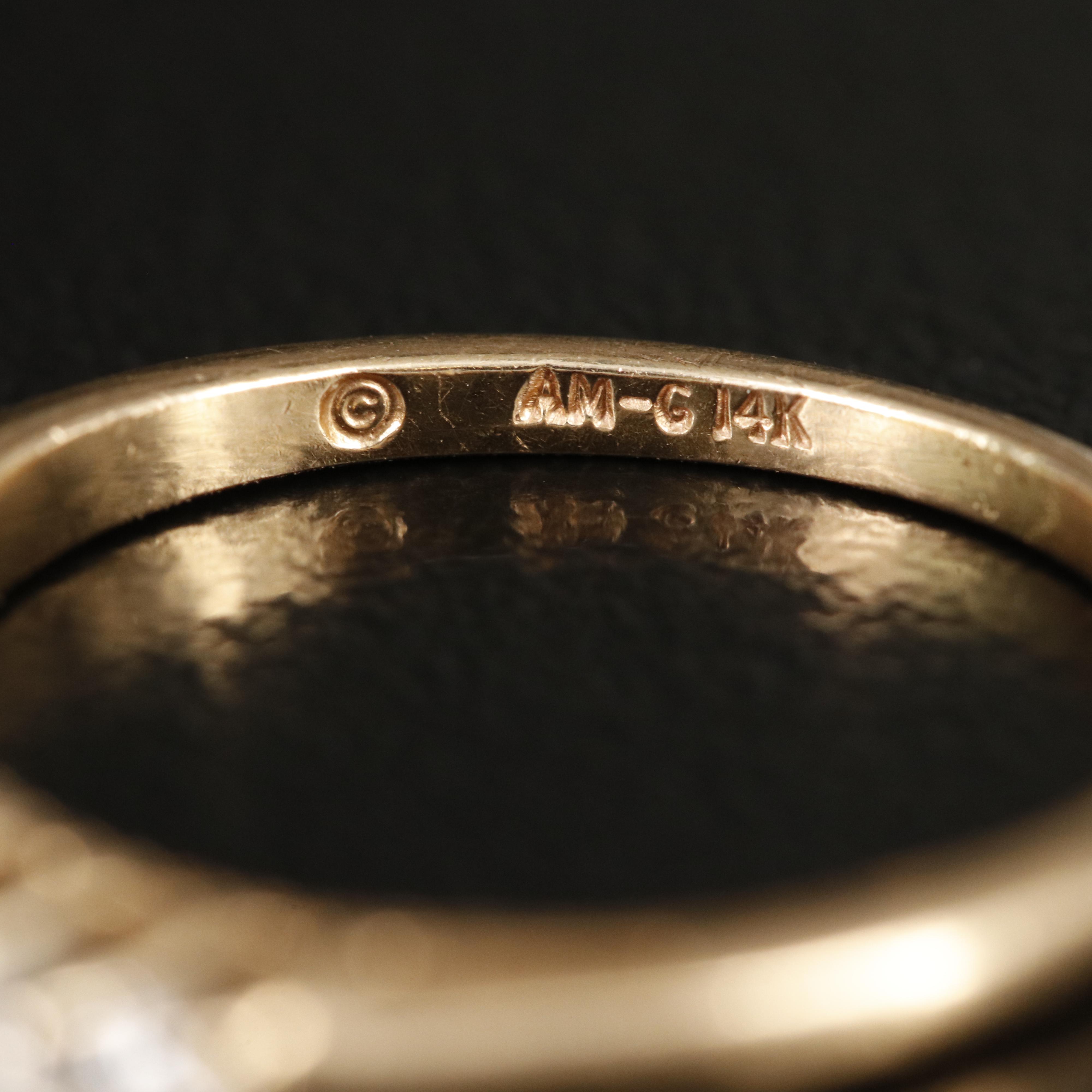 14K 0.18 CTW Diamond Band