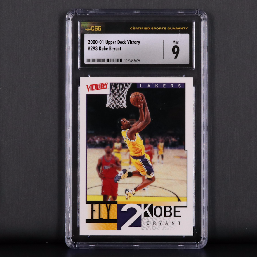 2000-01 Upper Deck Victory Kobe Bryant #293 Grade 9 Basketball Card
