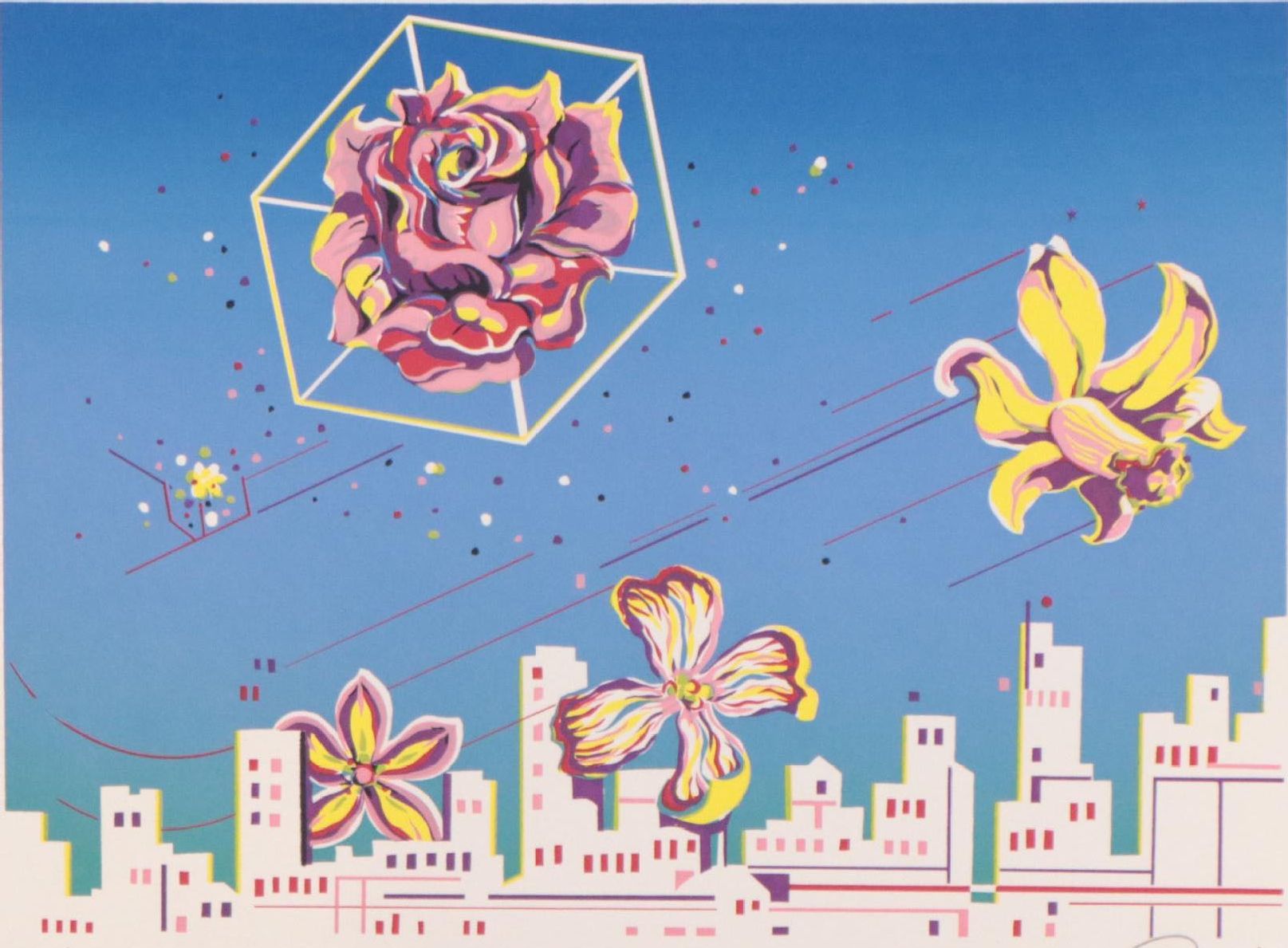 Surreal Serigraph "The Four Seasons"