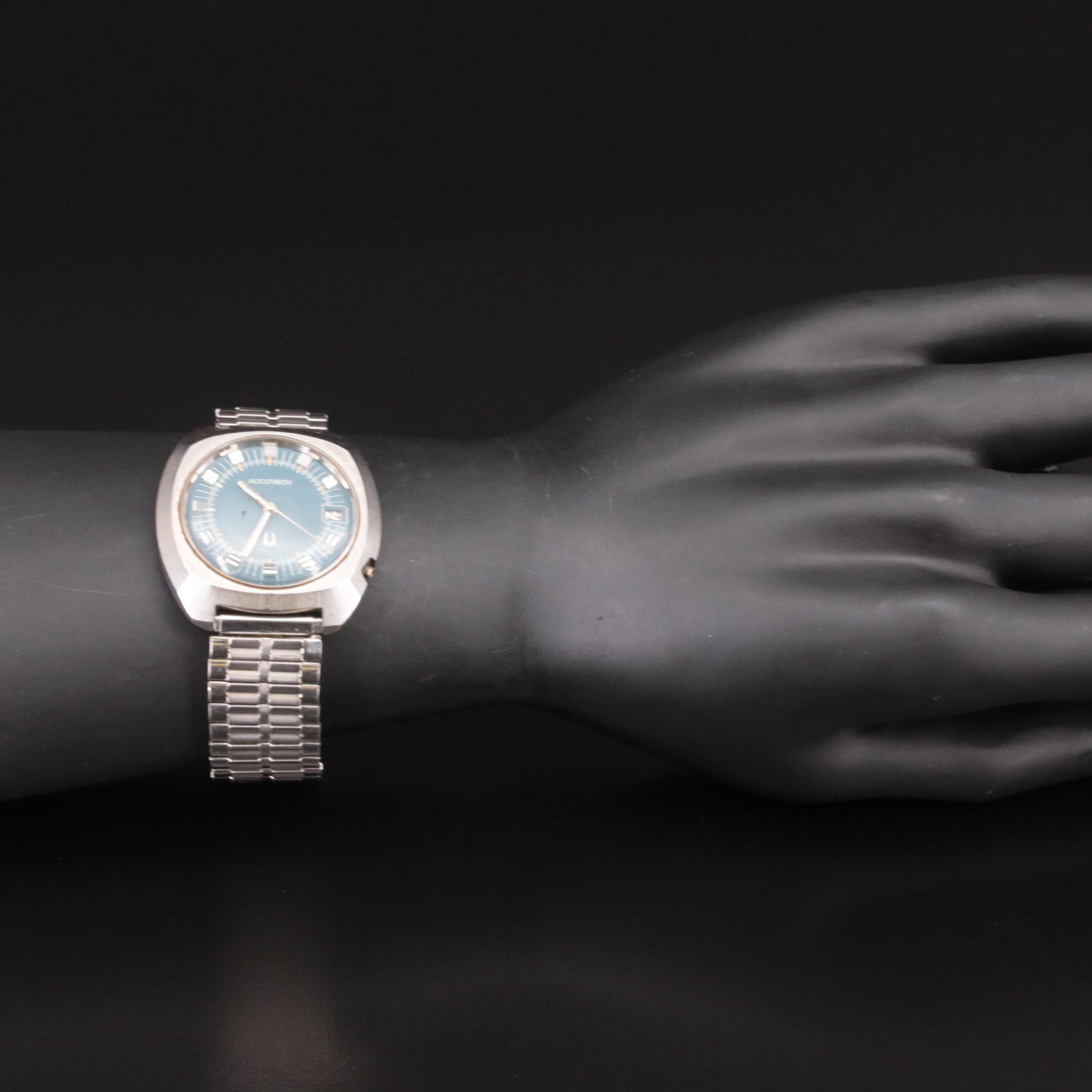 1971 Bulova Accutron Stainless Steel Watch