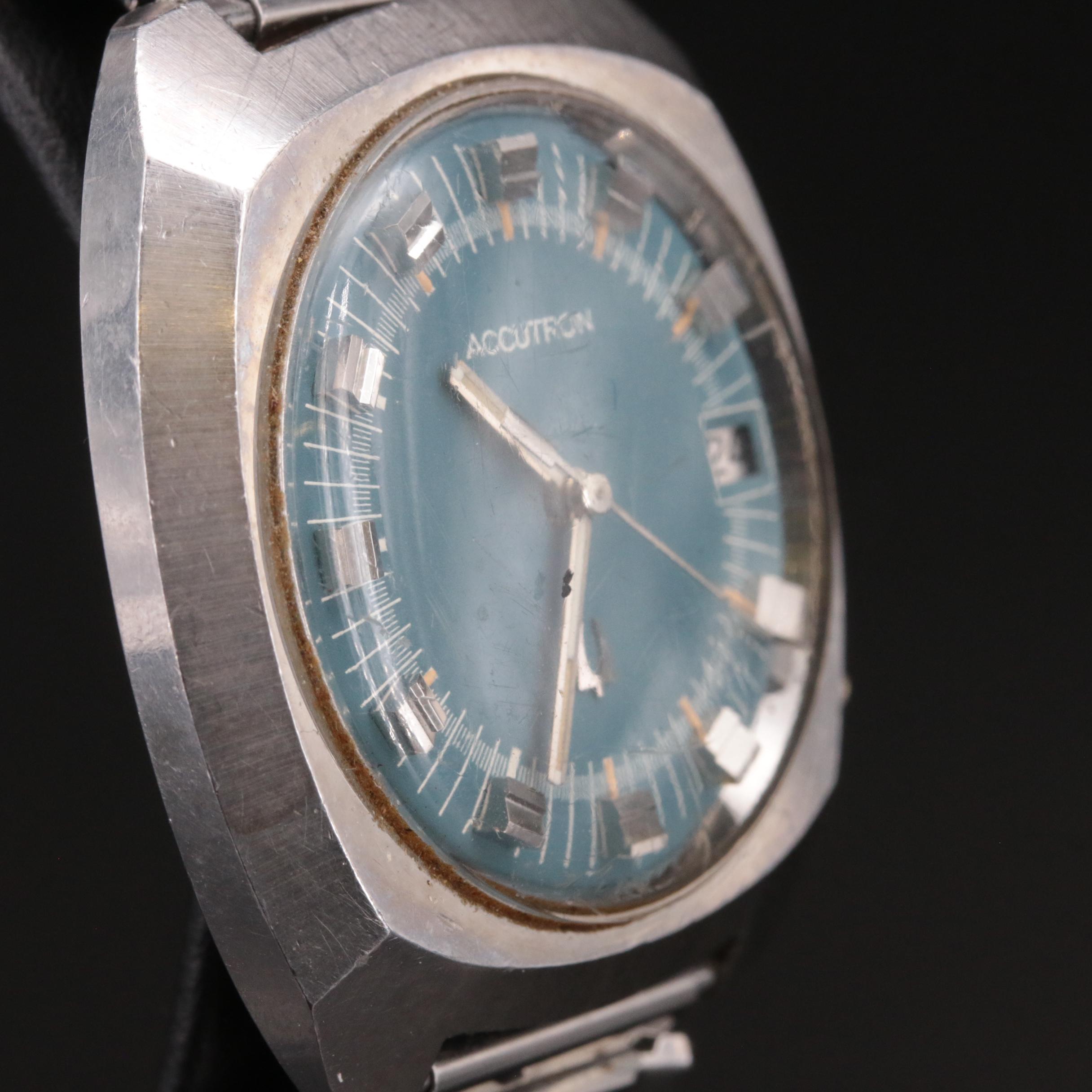 1971 Bulova Accutron Stainless Steel Watch