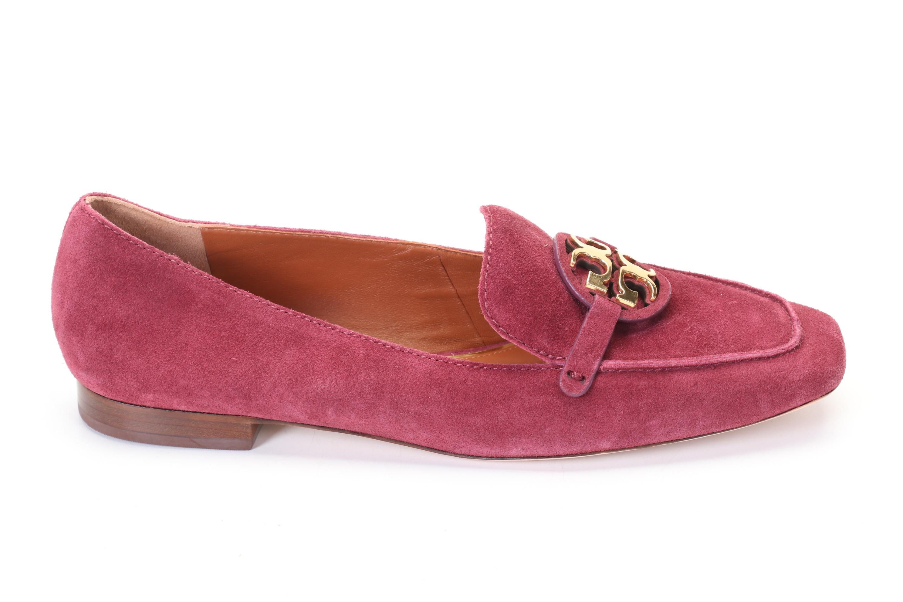 Tory Burch Metal Miller Loafers, Suede Evelyn and Leather Caterina Heels