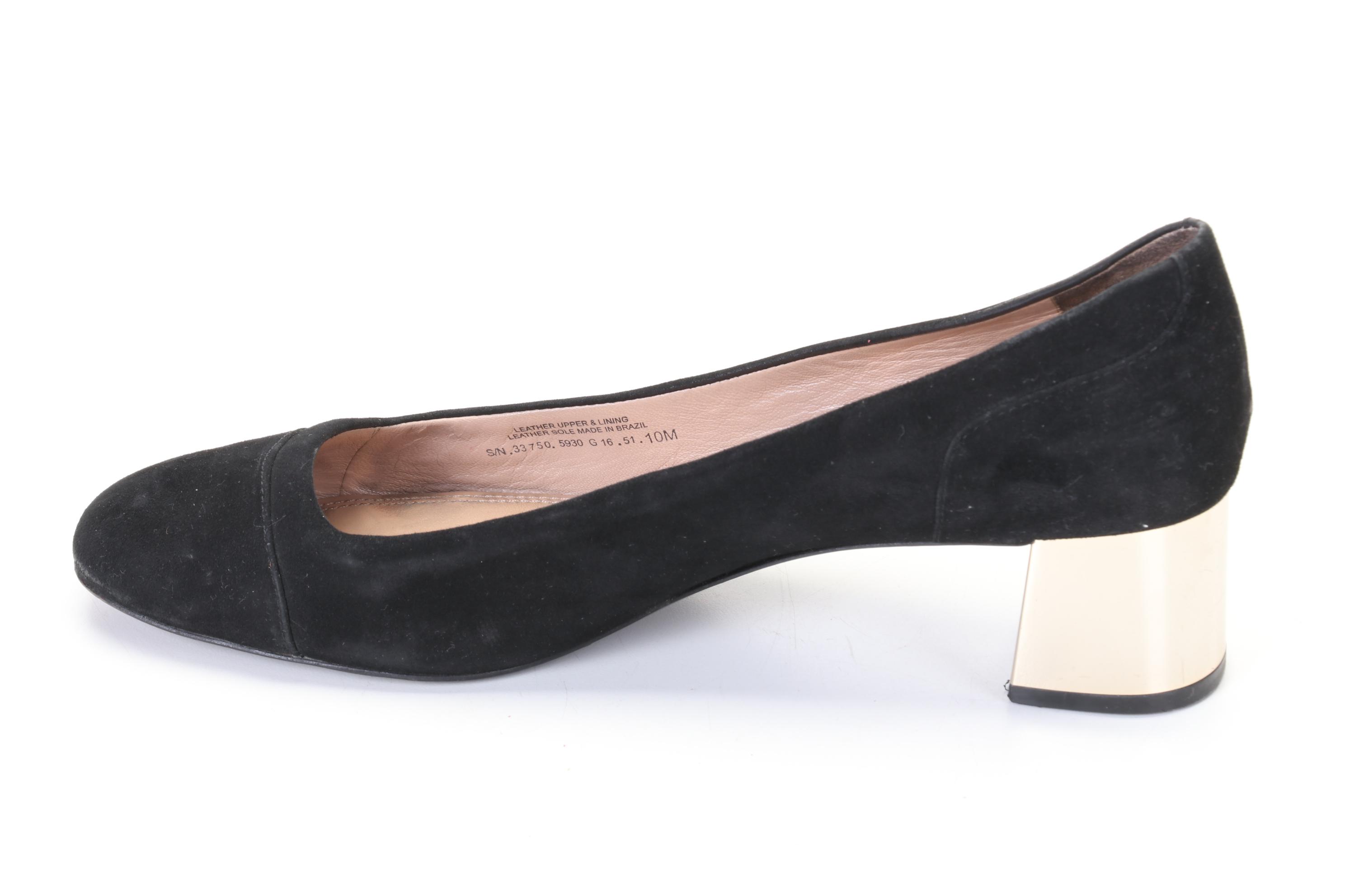 Tory Burch Metal Miller Loafers, Suede Evelyn and Leather Caterina Heels