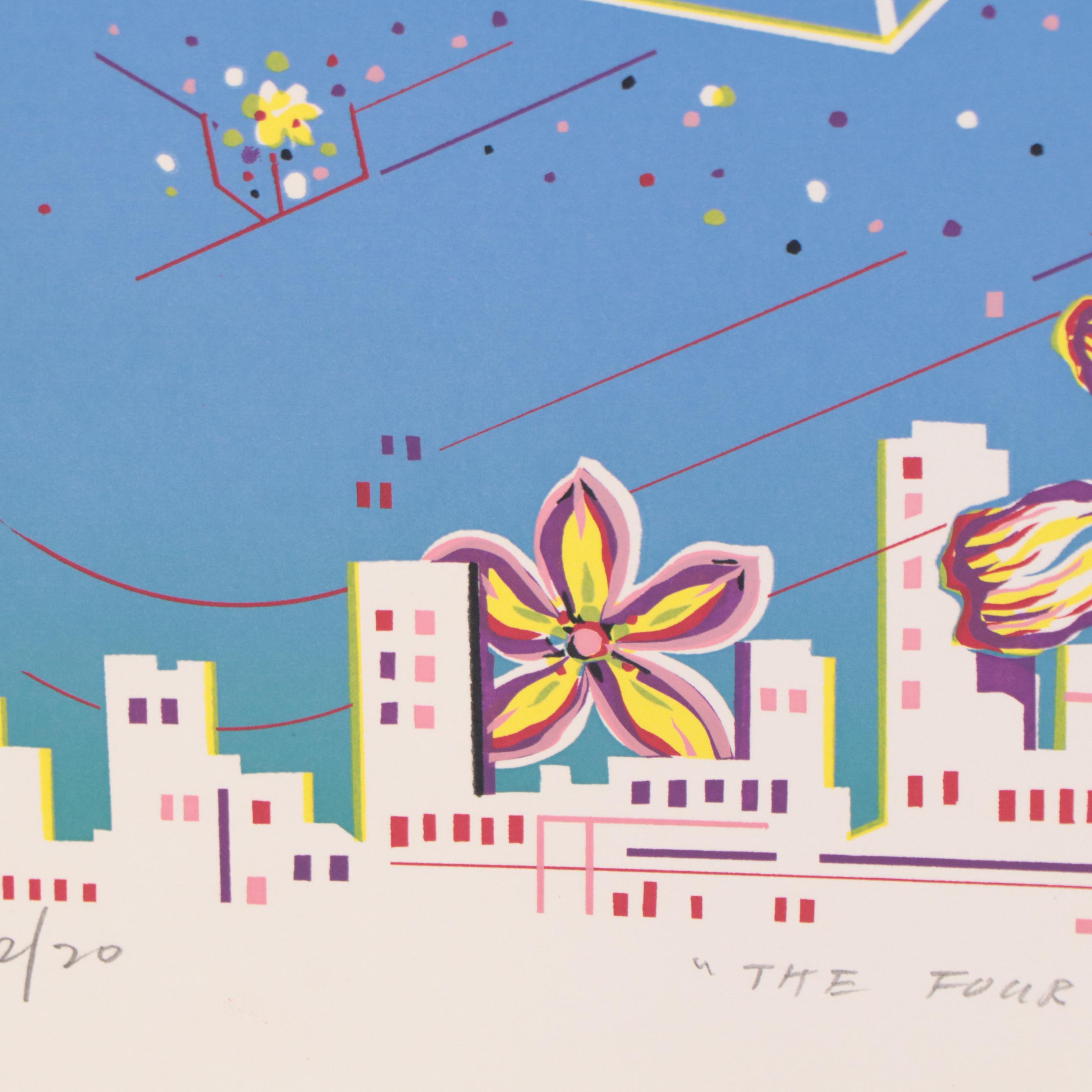 Surreal Serigraph "The Four Seasons"