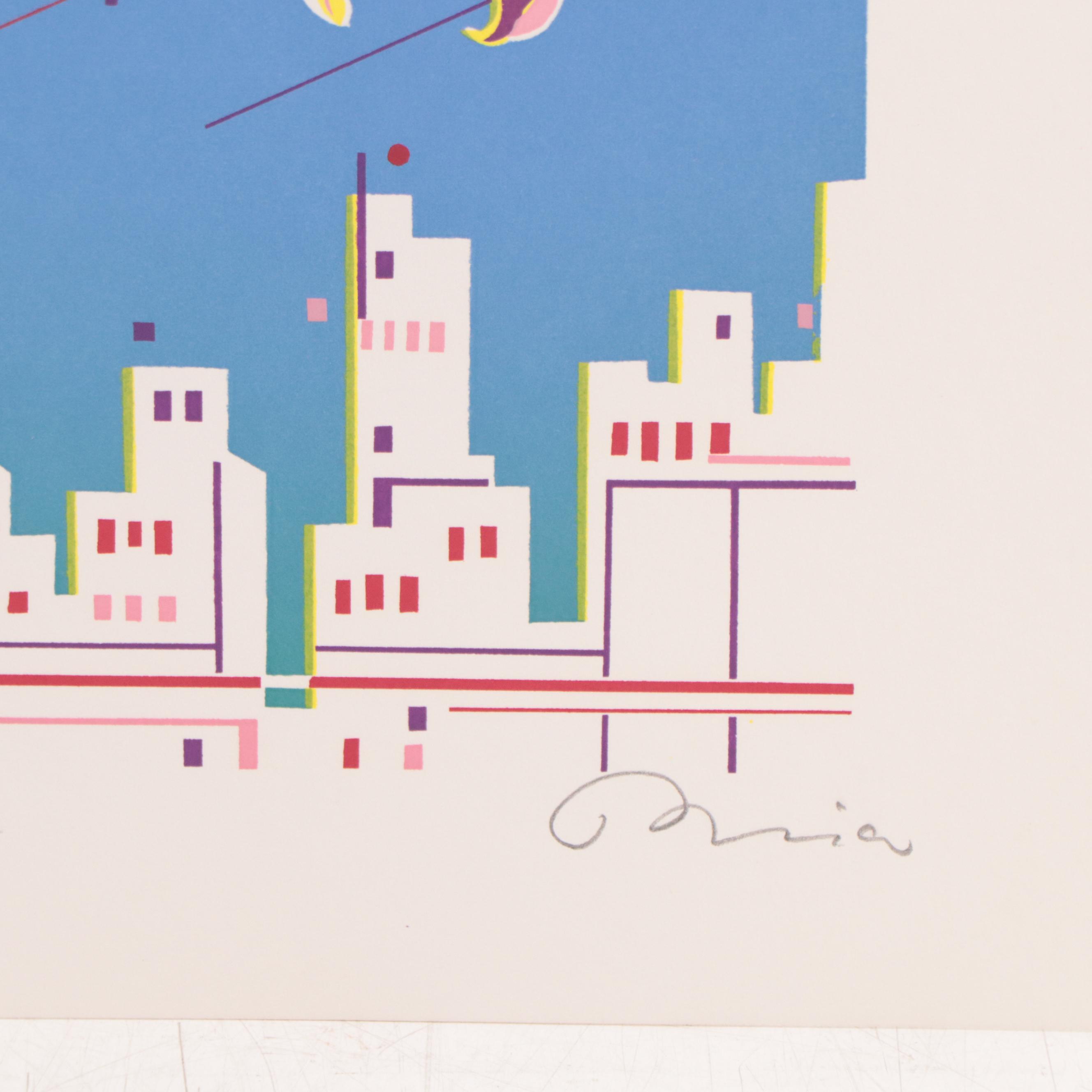 Surreal Serigraph "The Four Seasons"