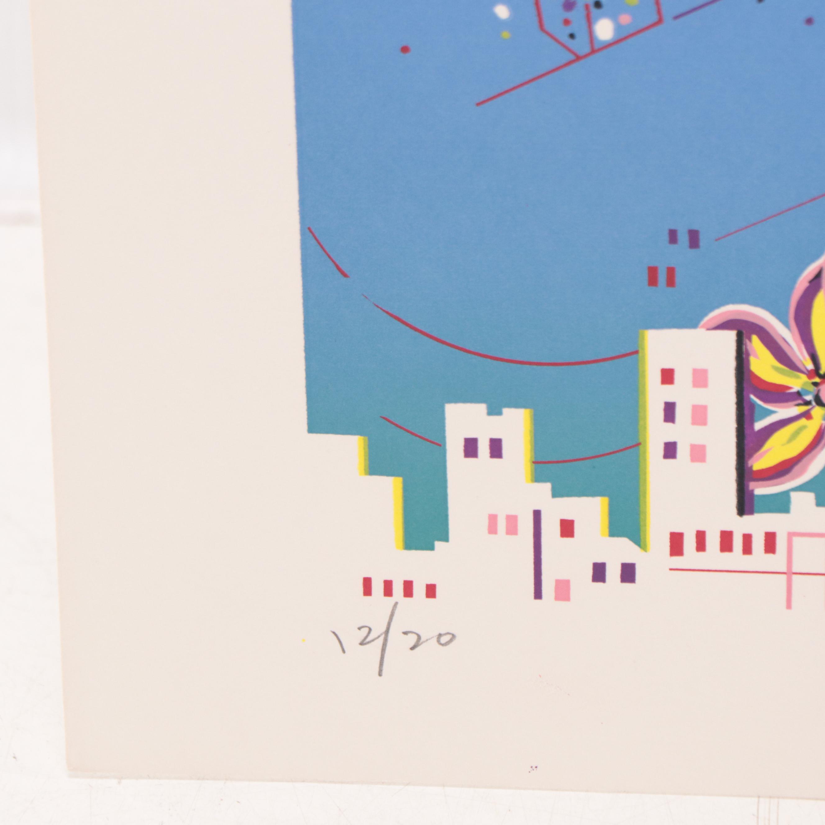 Surreal Serigraph "The Four Seasons"