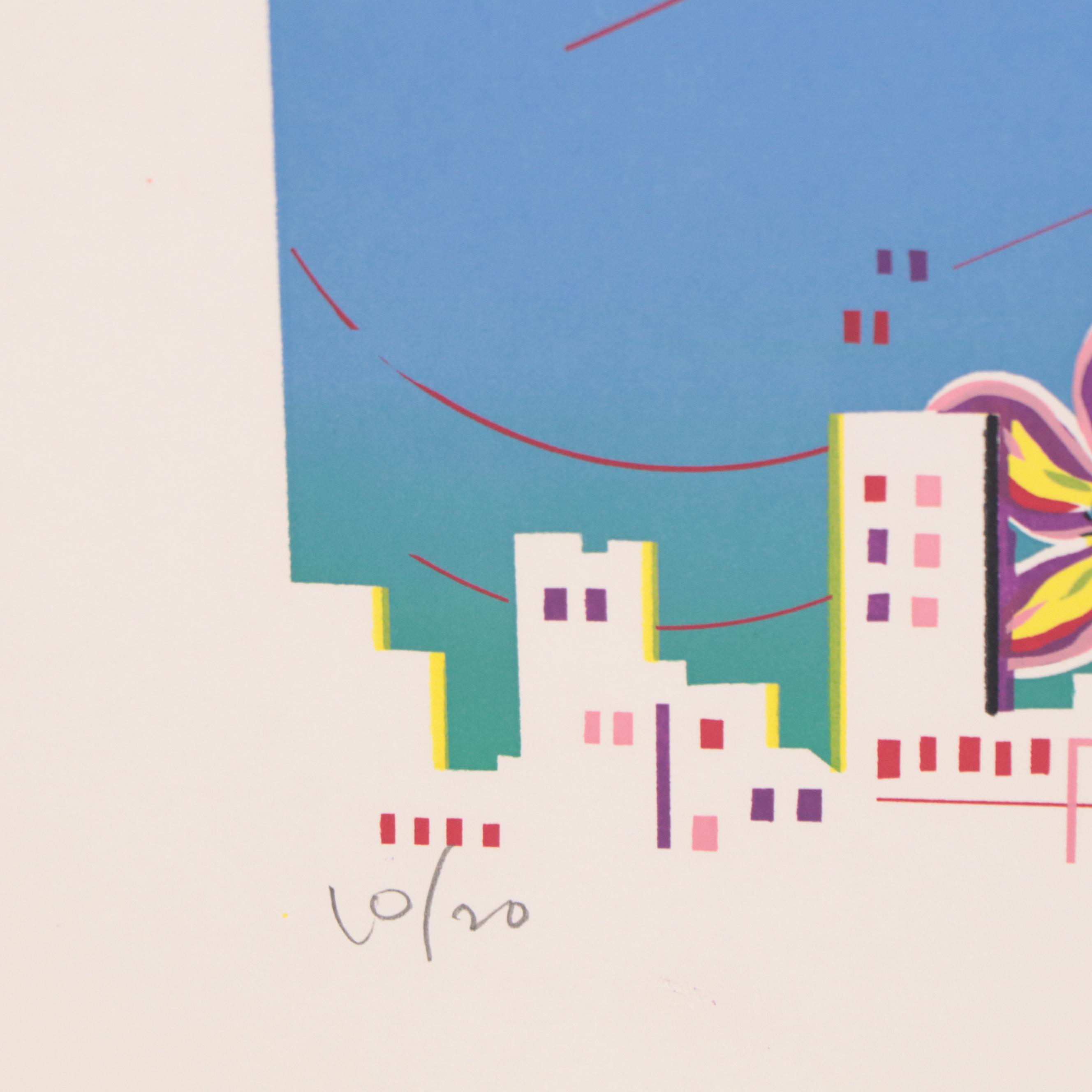 Surreal Serigraph "The Four Seasons"