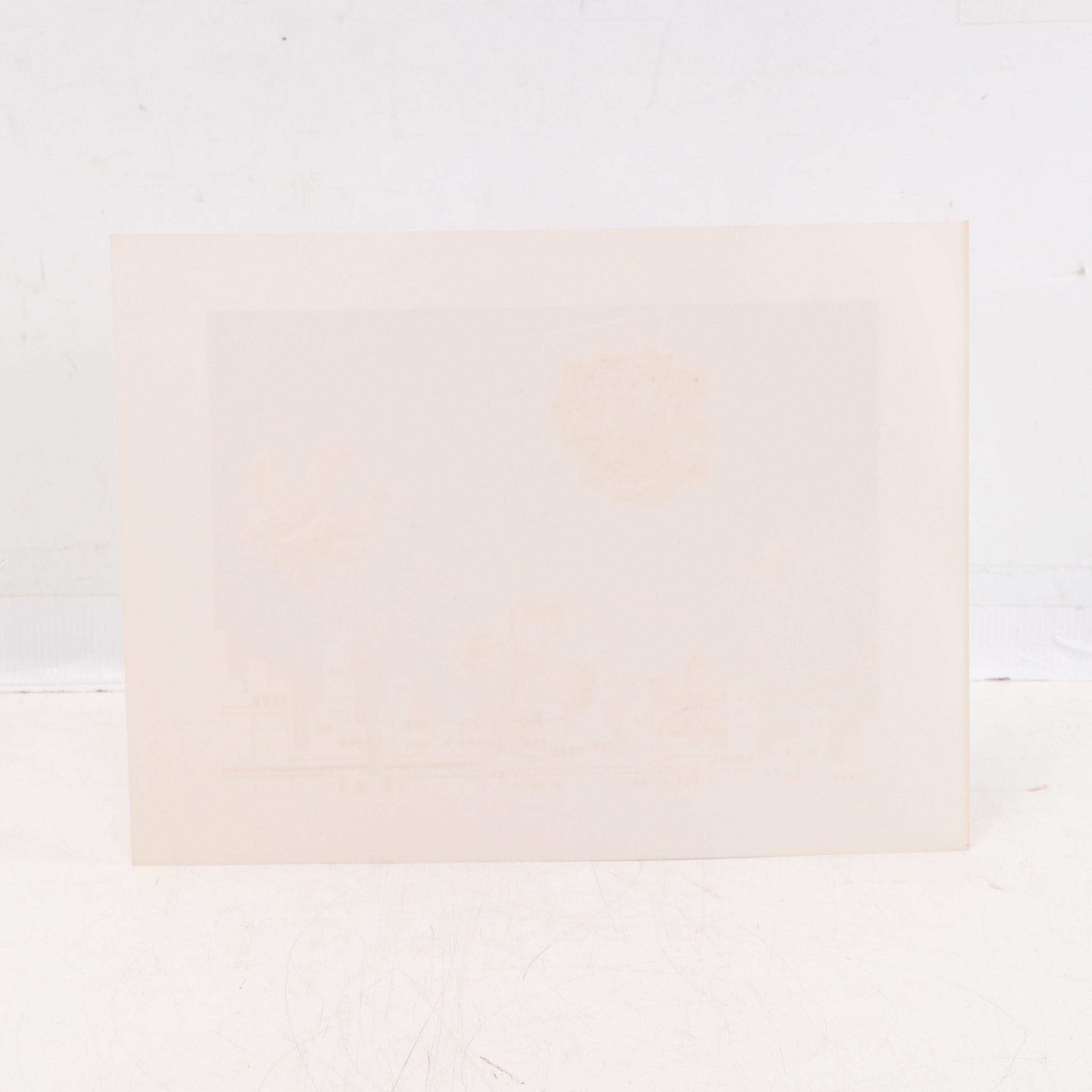 Surreal Serigraph "The Four Seasons"