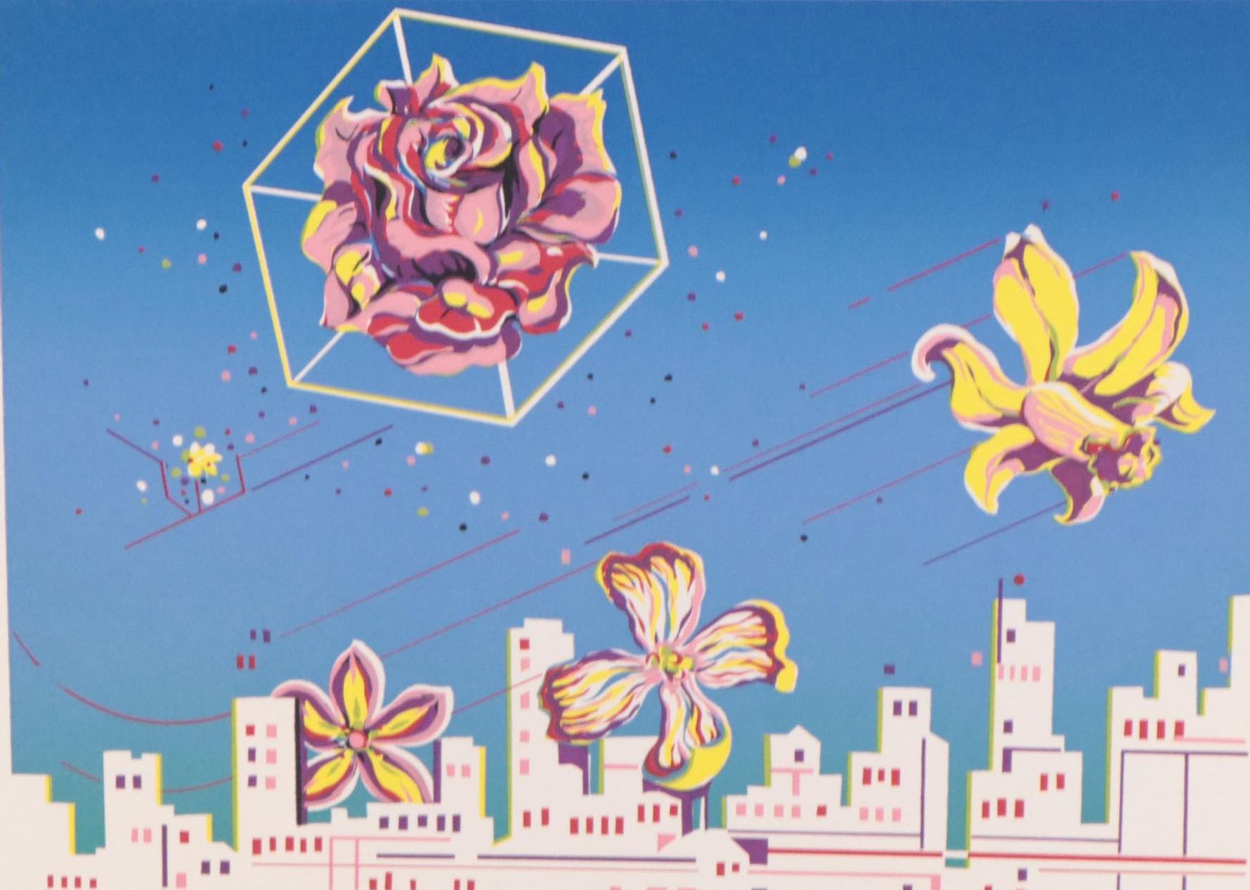 Surreal Serigraph "The Four Seasons"