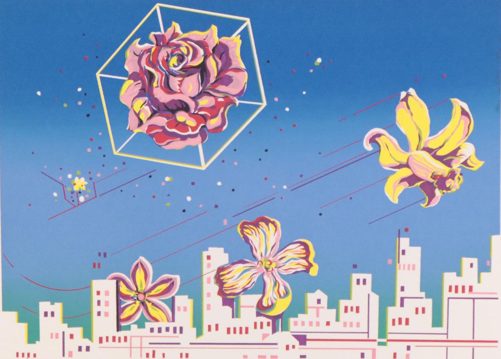 Surreal Serigraph "The Four Seasons"