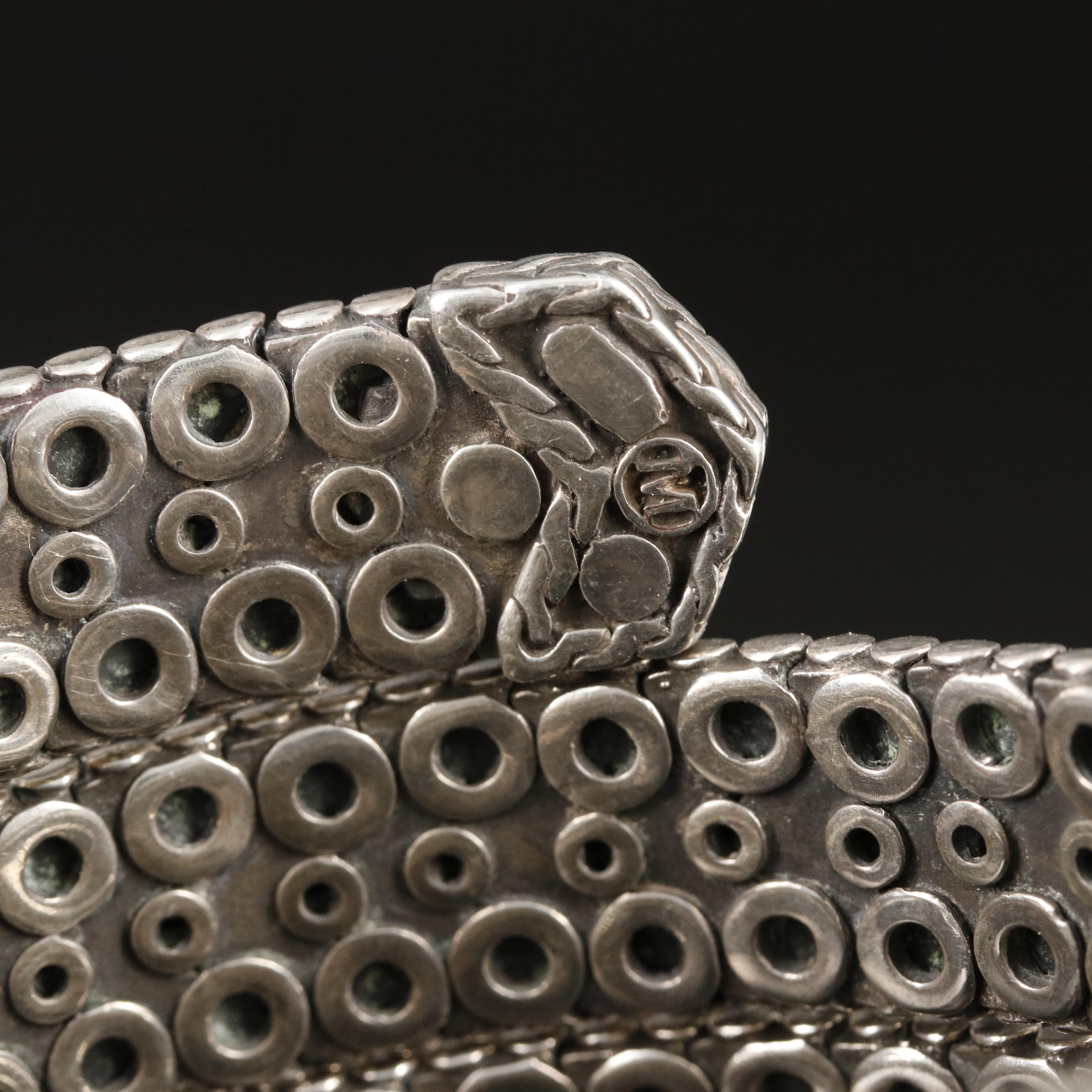 John Hardy Sterling Triple Coil Bracelet