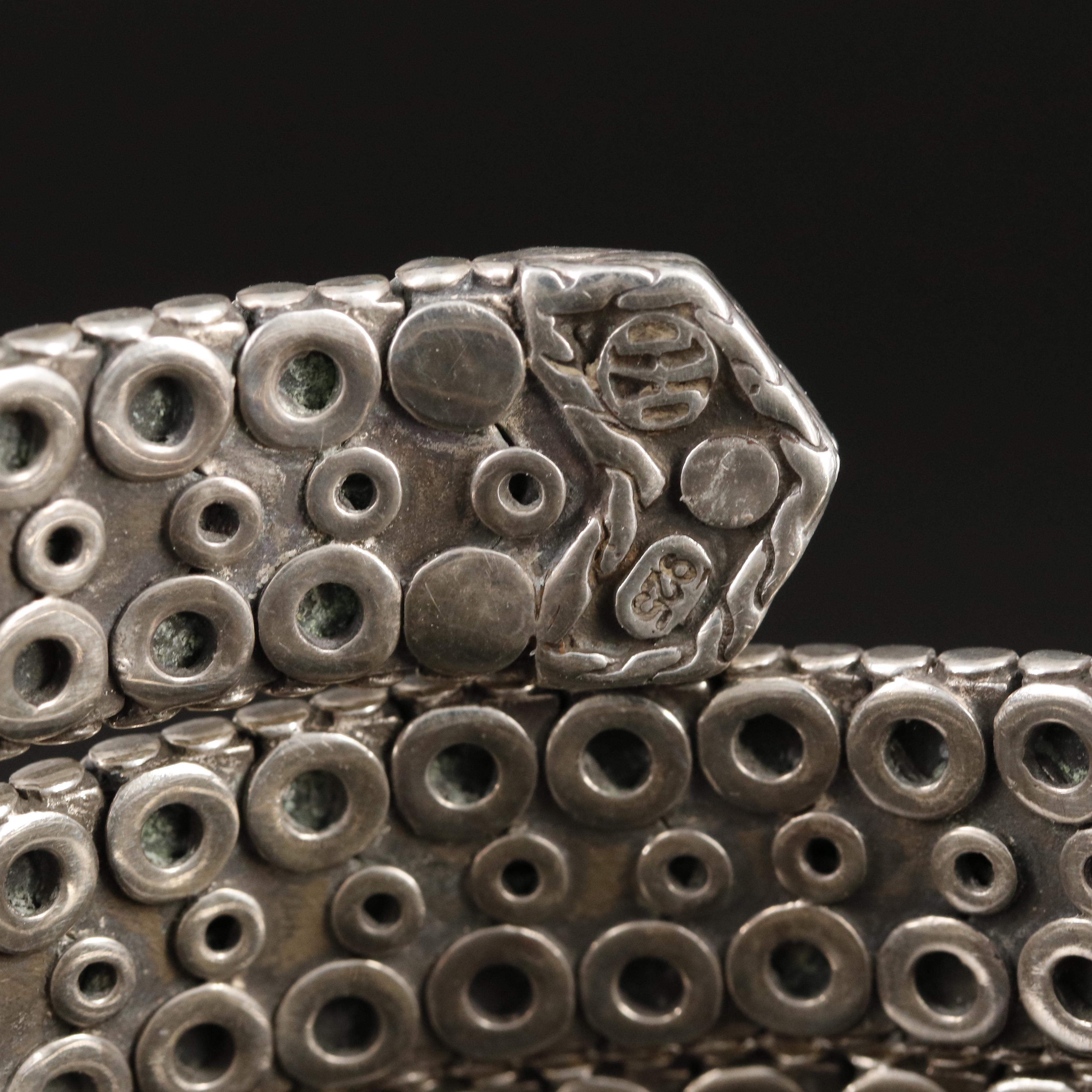 John Hardy Sterling Triple Coil Bracelet