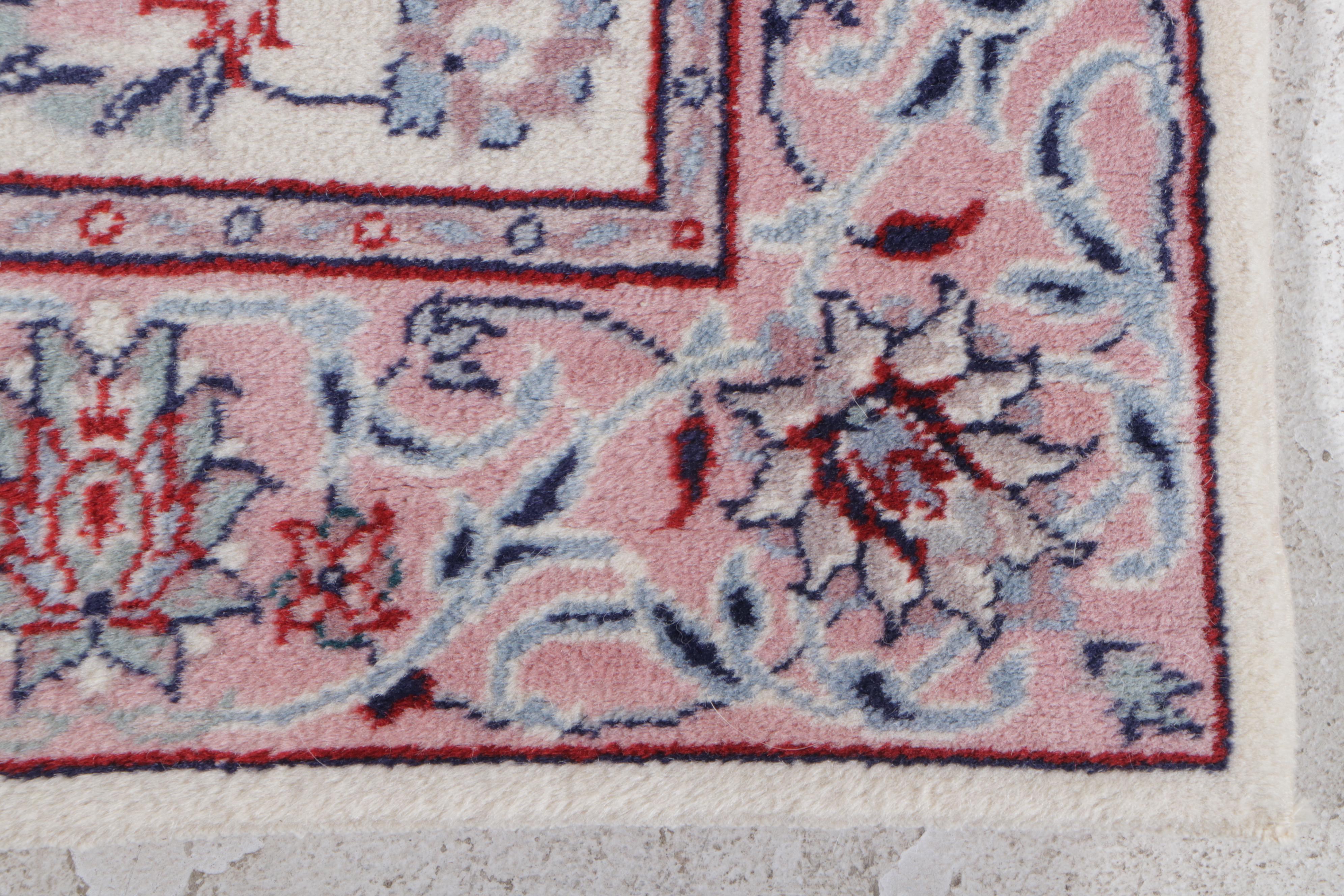 2'7 x 13'6 Hand-Knotted Indian Agra Carpet Runner