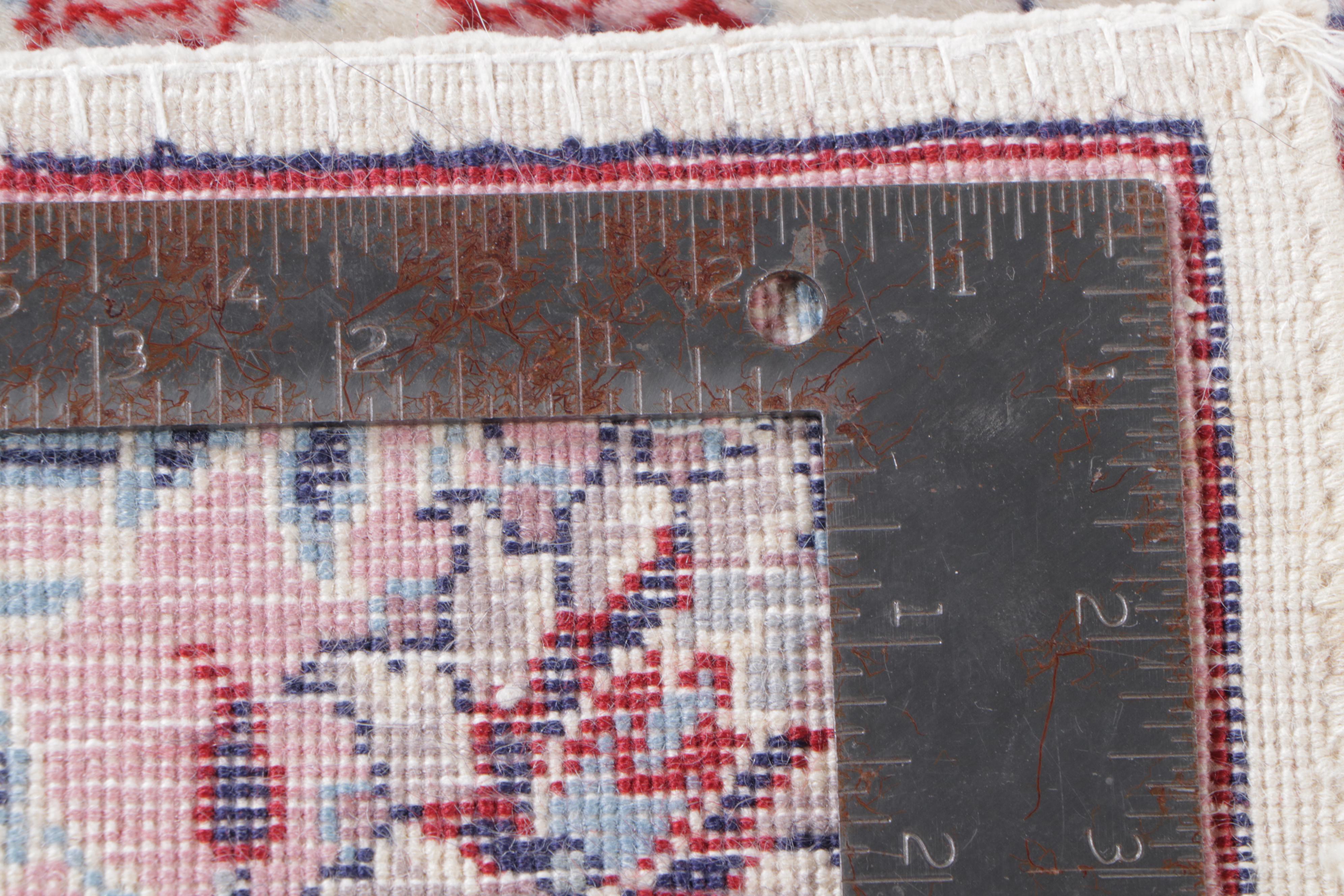 2'7 x 13'6 Hand-Knotted Indian Agra Carpet Runner