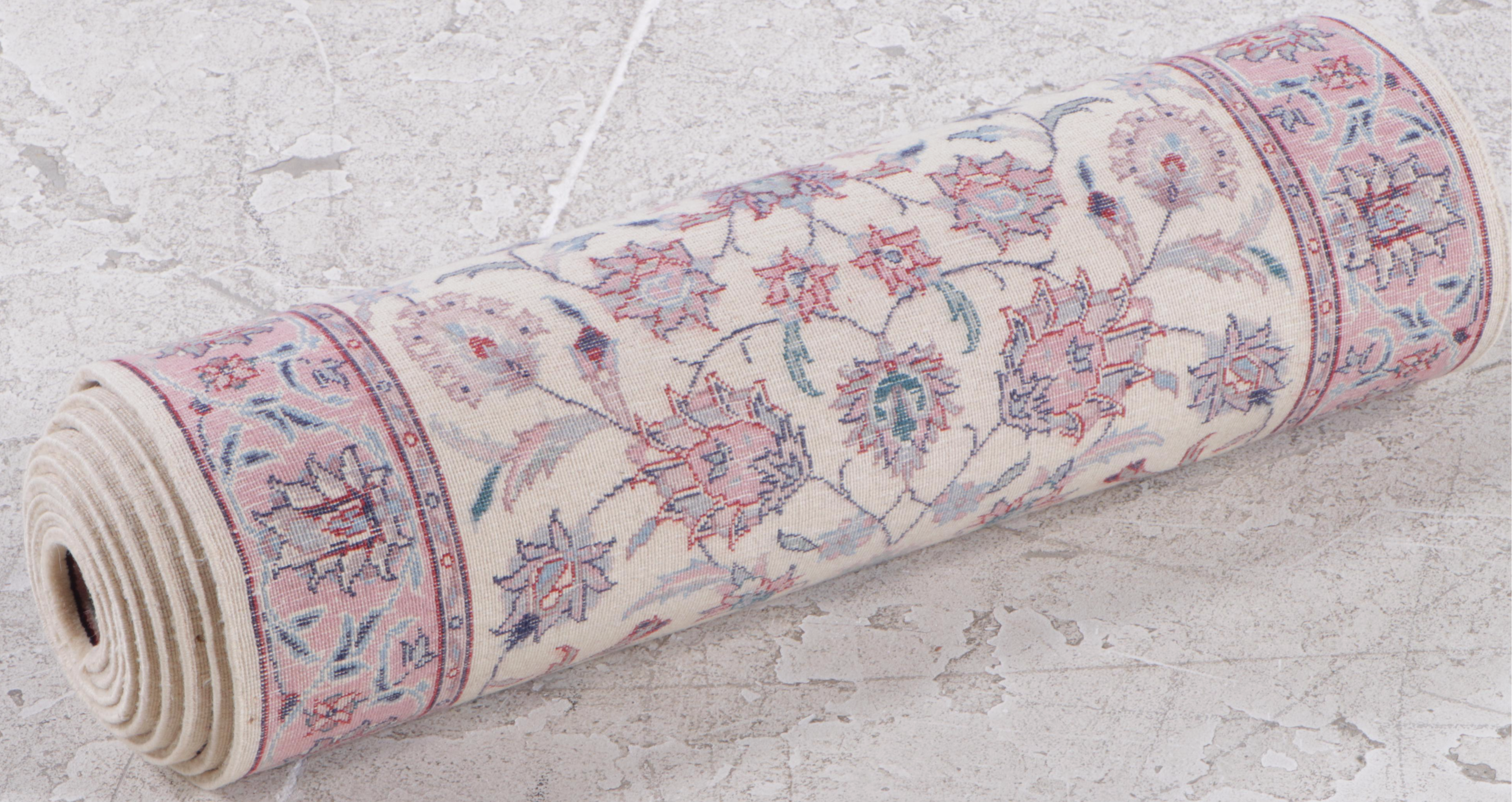 2'7 x 13'6 Hand-Knotted Indian Agra Carpet Runner