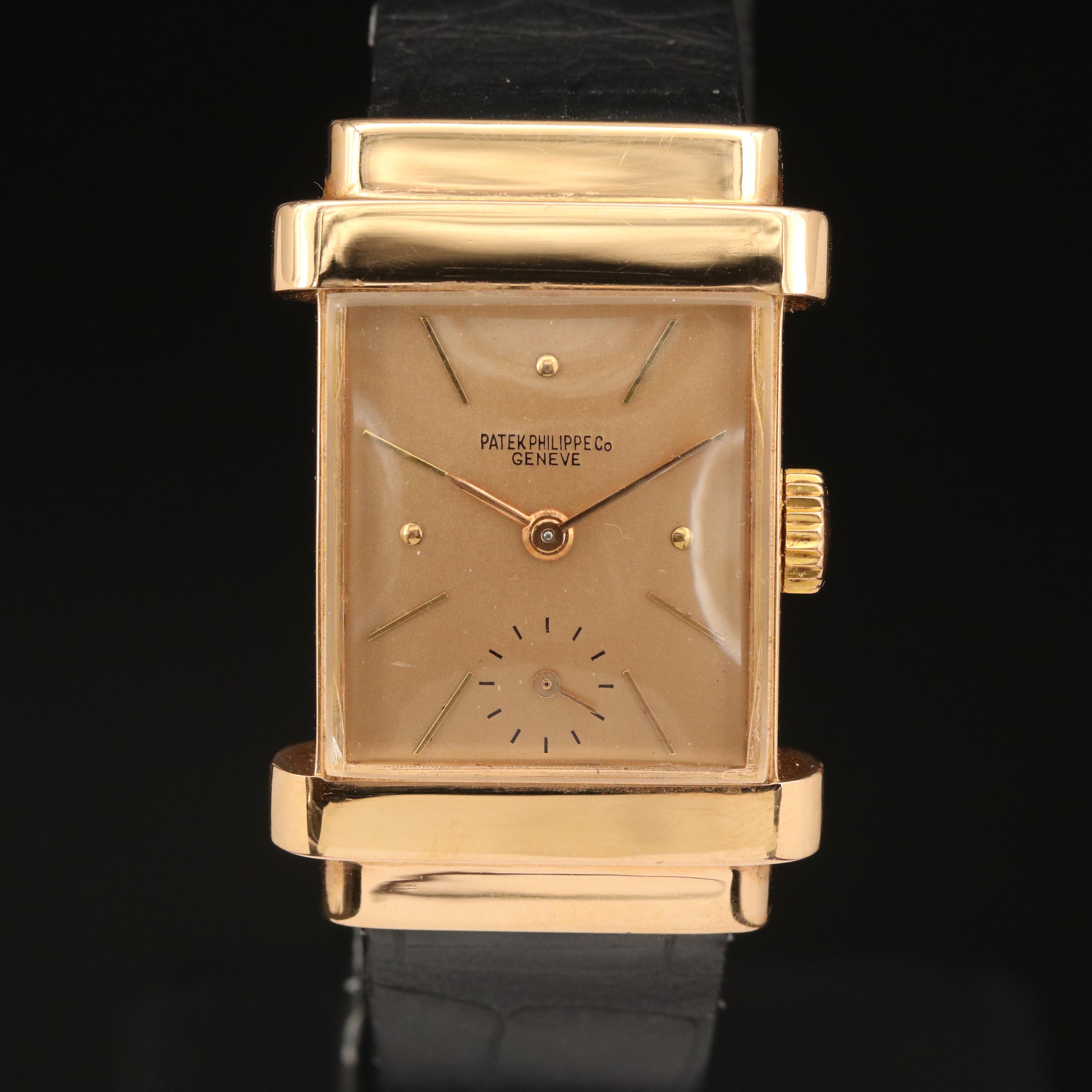 Patek Philippe ''Top Hat'' 18K Rose Gold Watch