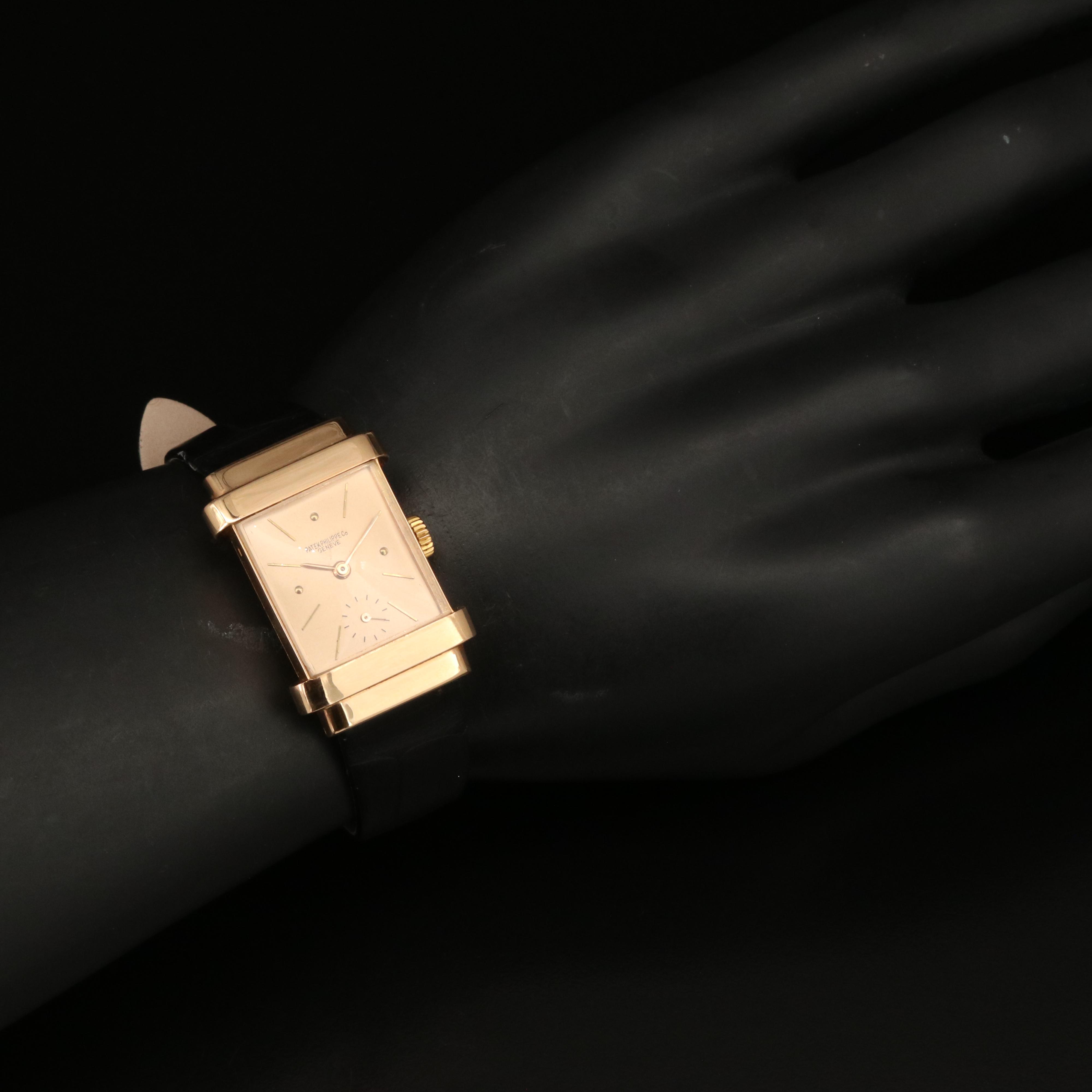 Patek Philippe ''Top Hat'' 18K Rose Gold Watch