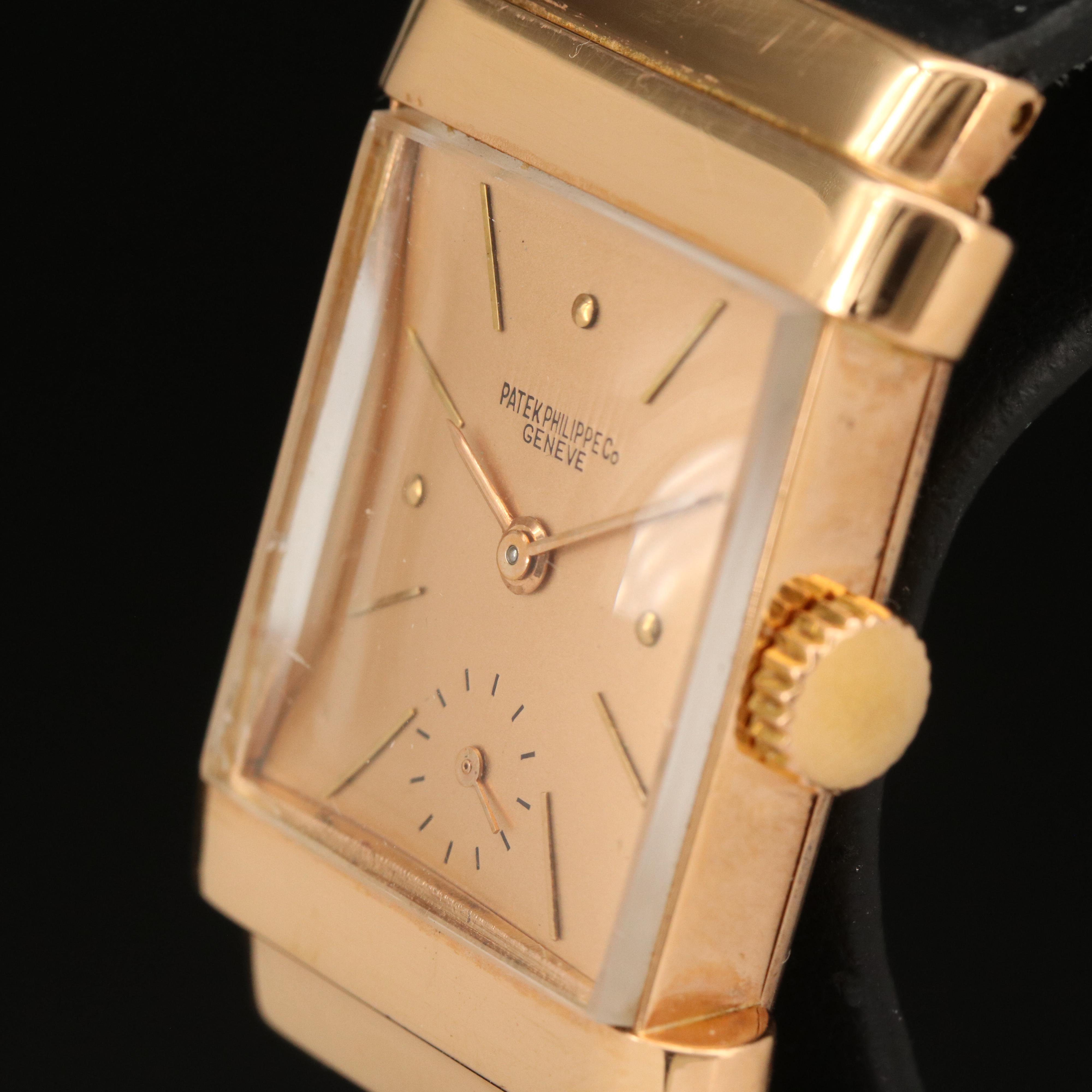 Patek Philippe ''Top Hat'' 18K Rose Gold Watch