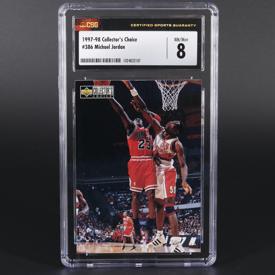 1997-98 Upper Deck Michael Jordan #386 Collector's Choice Basketball Card