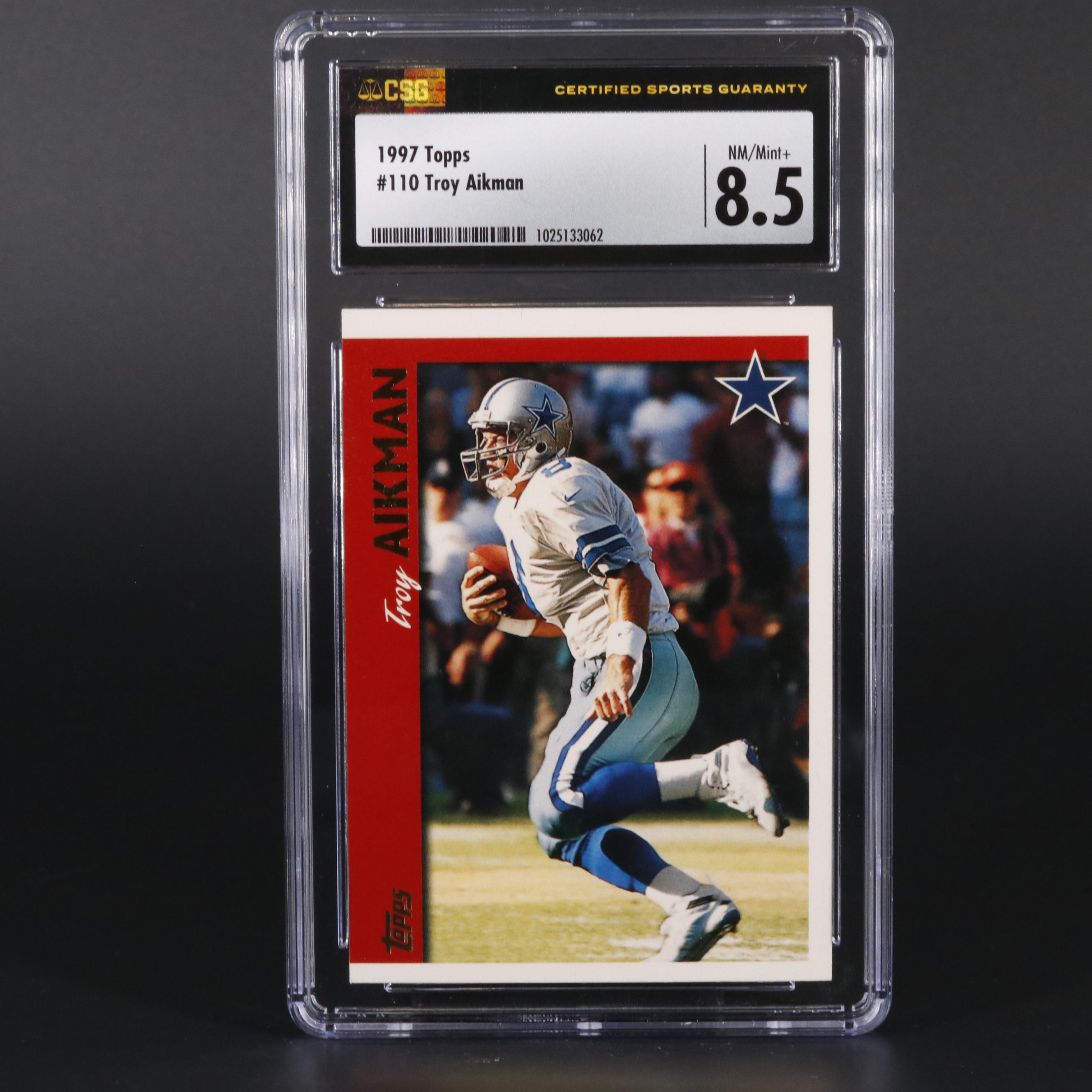 1997 Topps Troy Aikman #110 Football Card