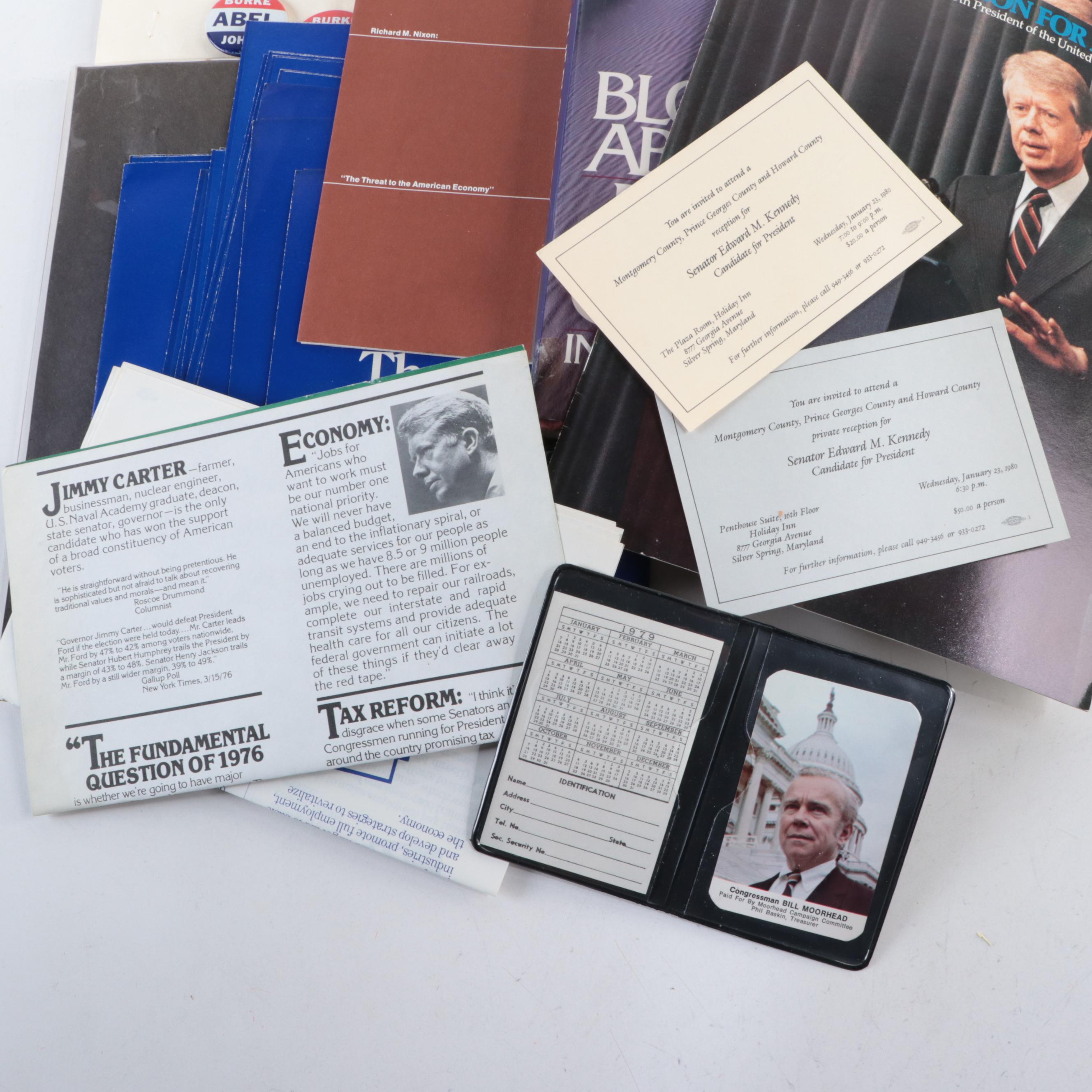 Signed "The Blood of Abraham" with Jimmy Carter and Other Political Memorabilia