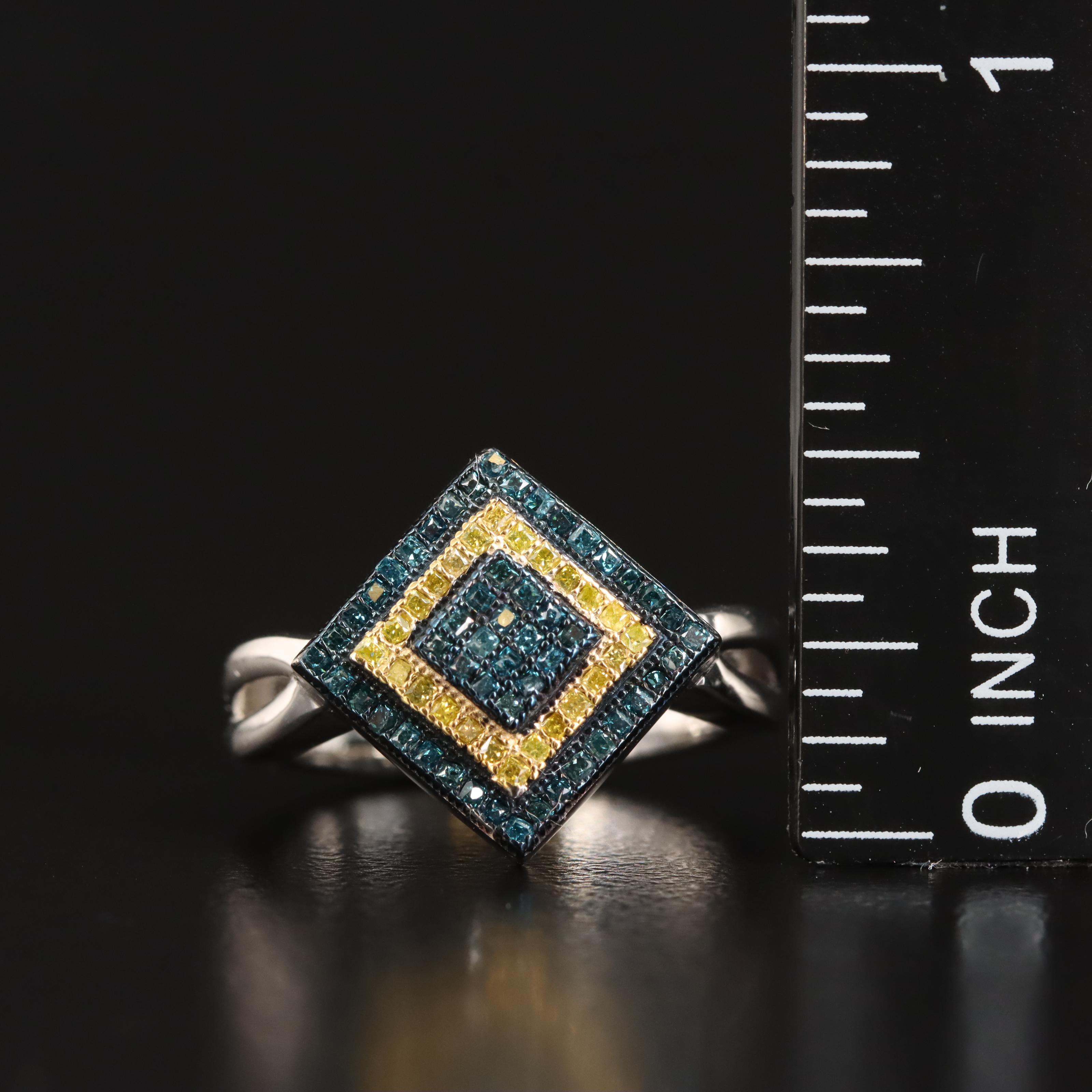 Sterling Diamond Ring