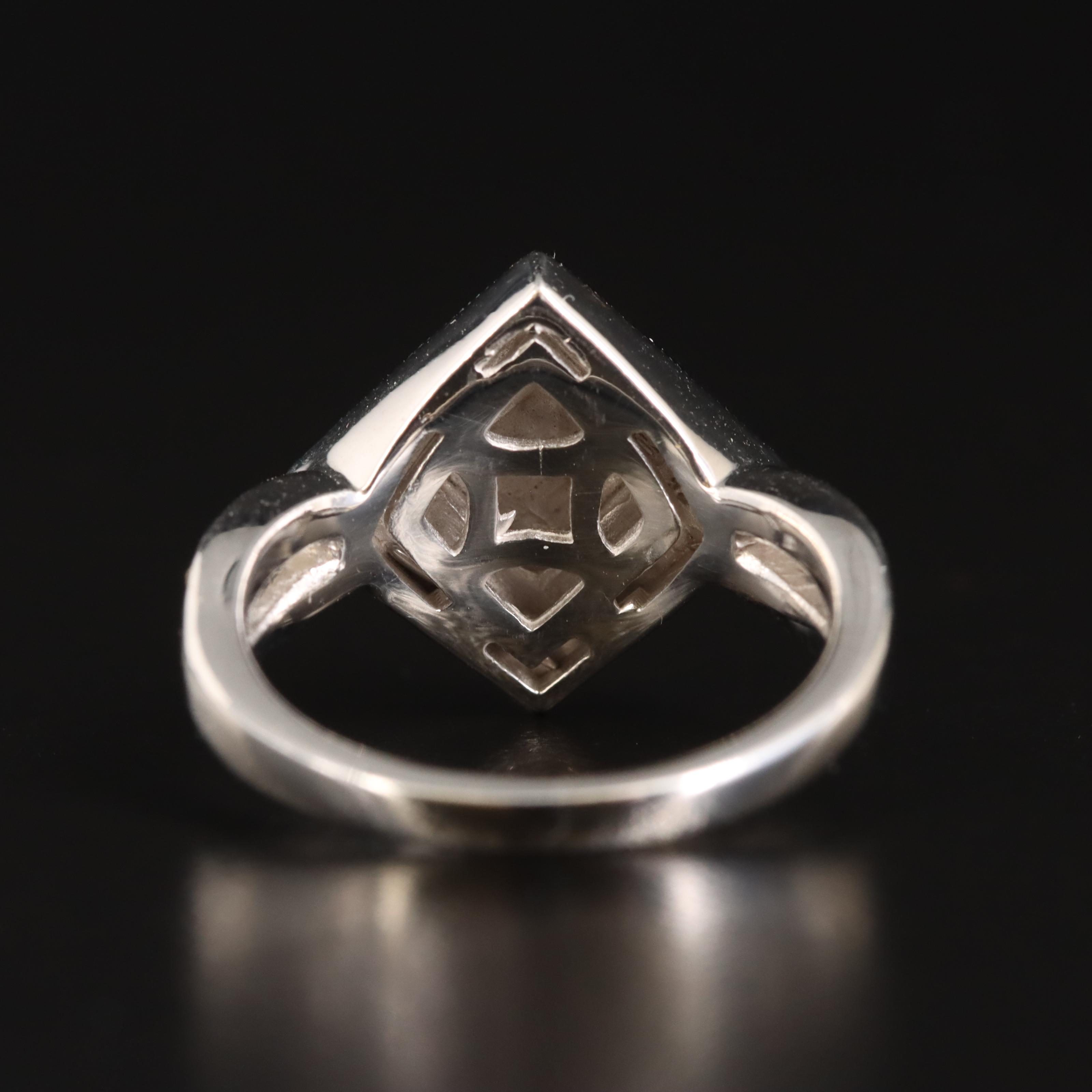 Sterling Diamond Ring