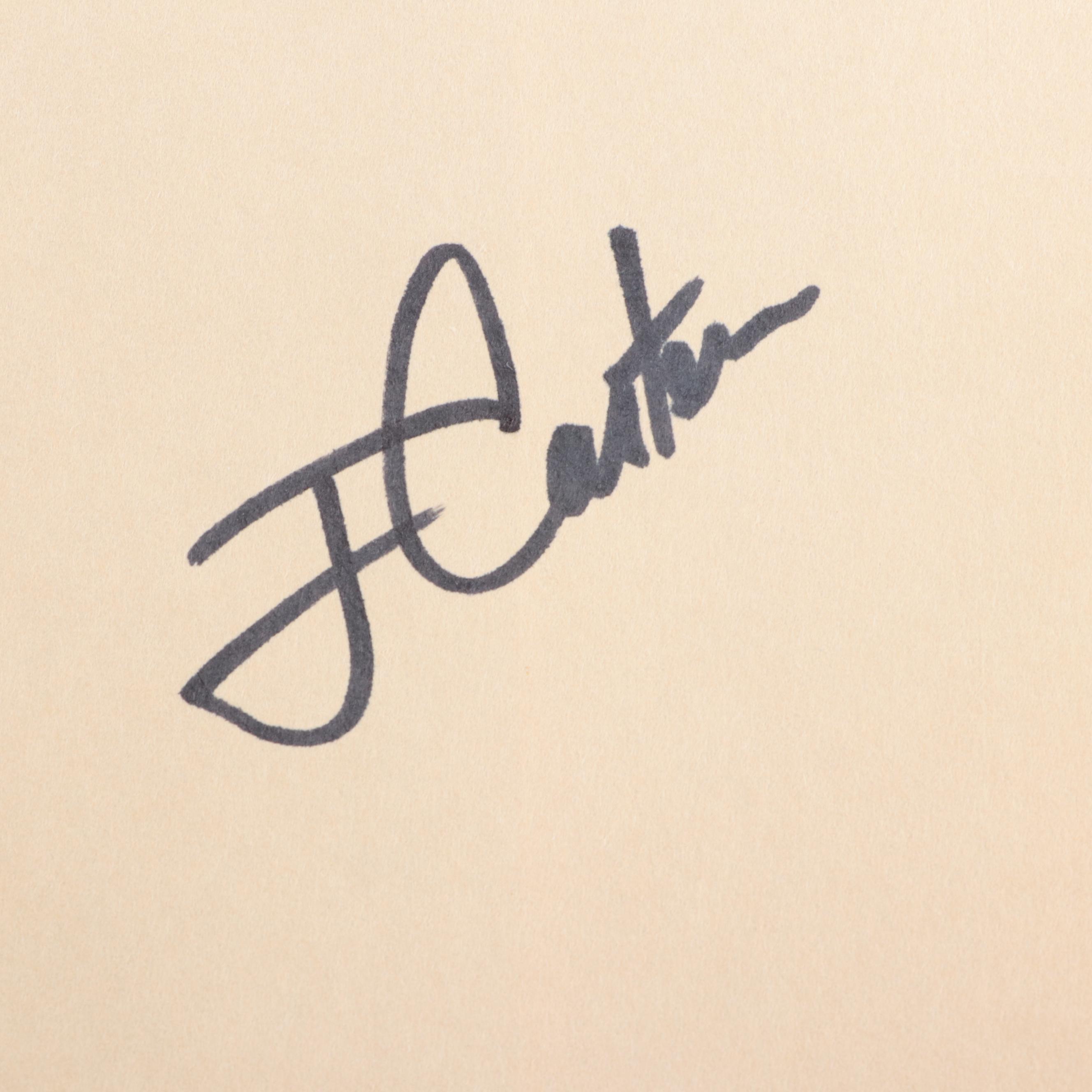 Signed "The Blood of Abraham" with Jimmy Carter and Other Political Memorabilia