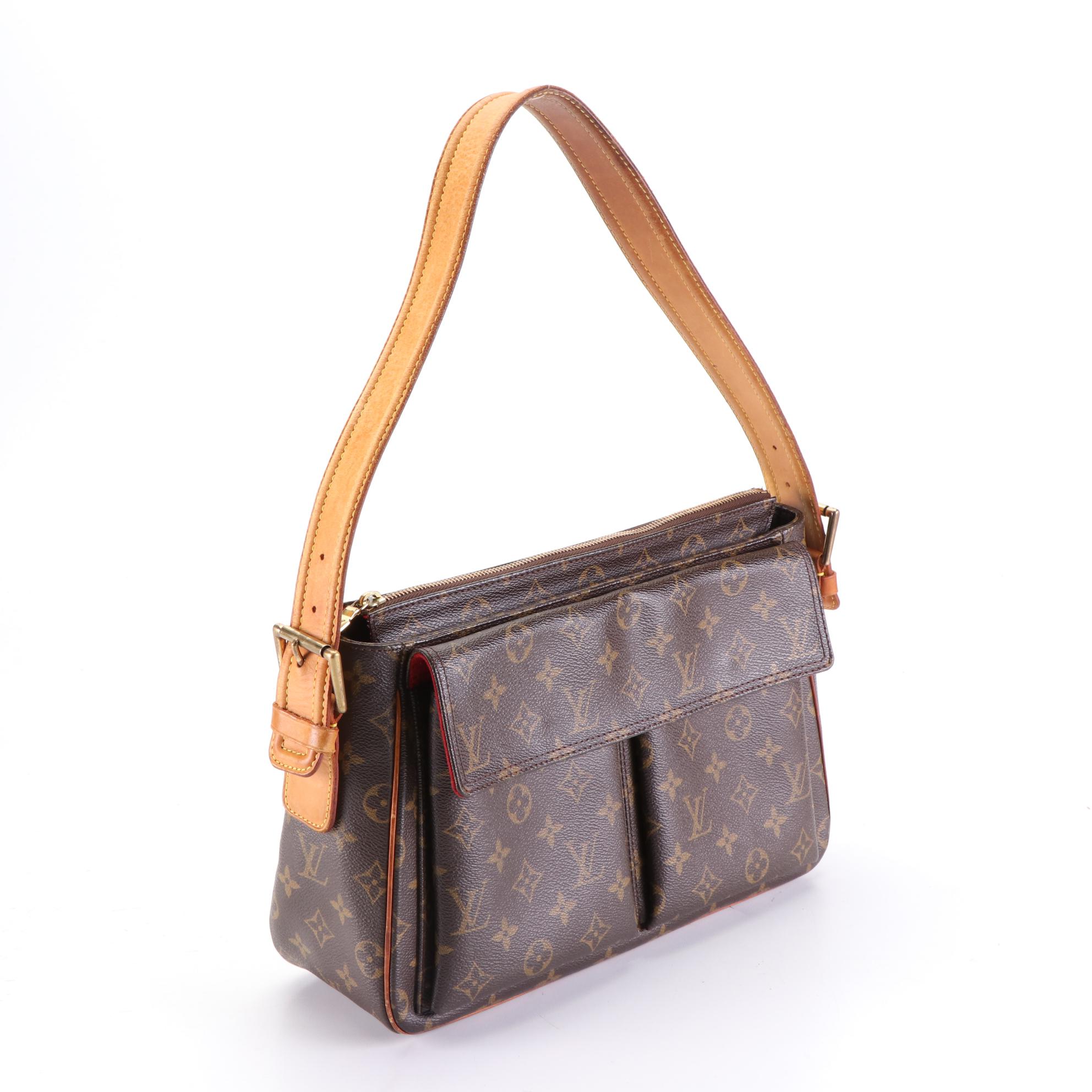 Louis Vuitton Viva Cite GM Shoulder Bag in Monogram Canvas and Leather
