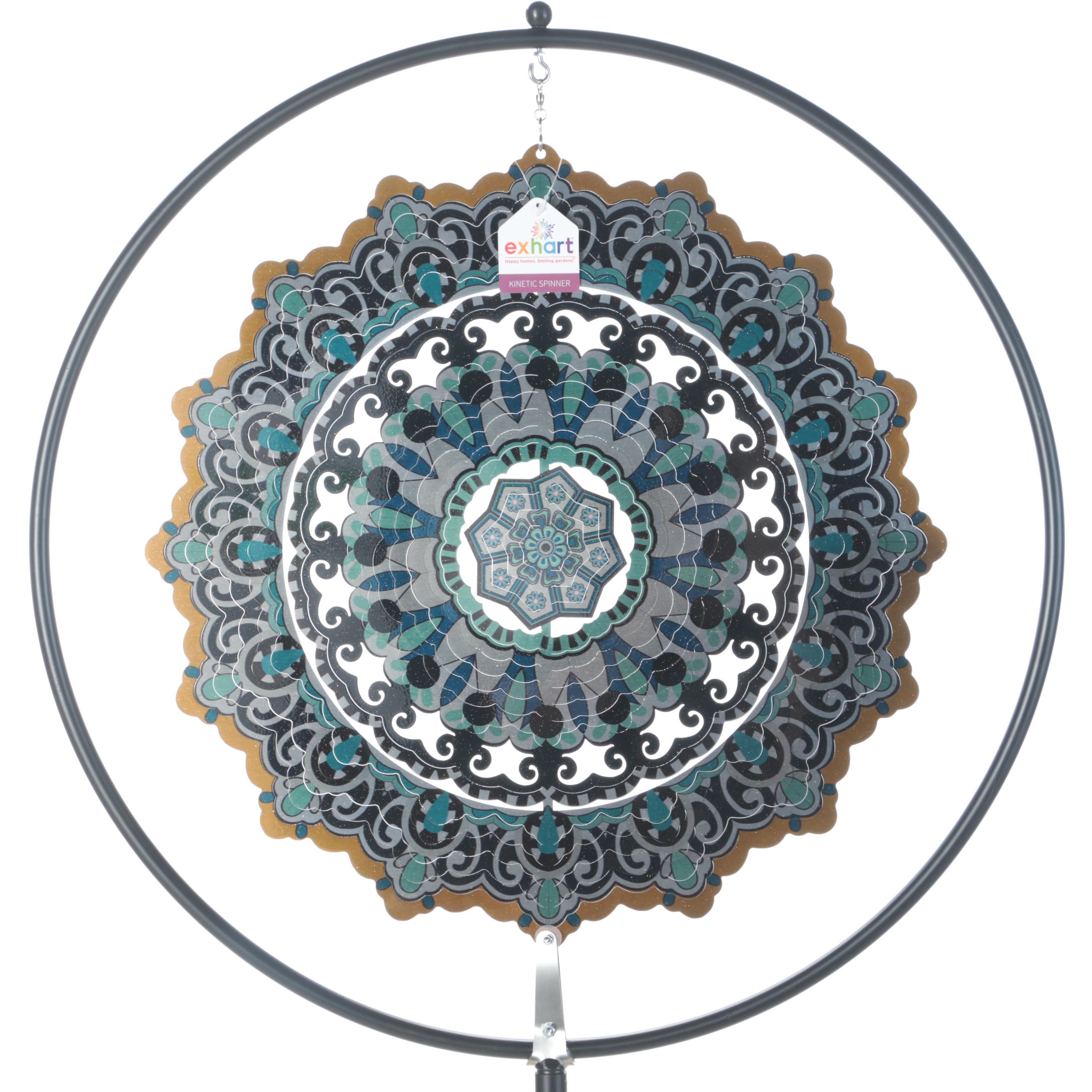 Exhart Laser Cut Wind Spinner Stakes