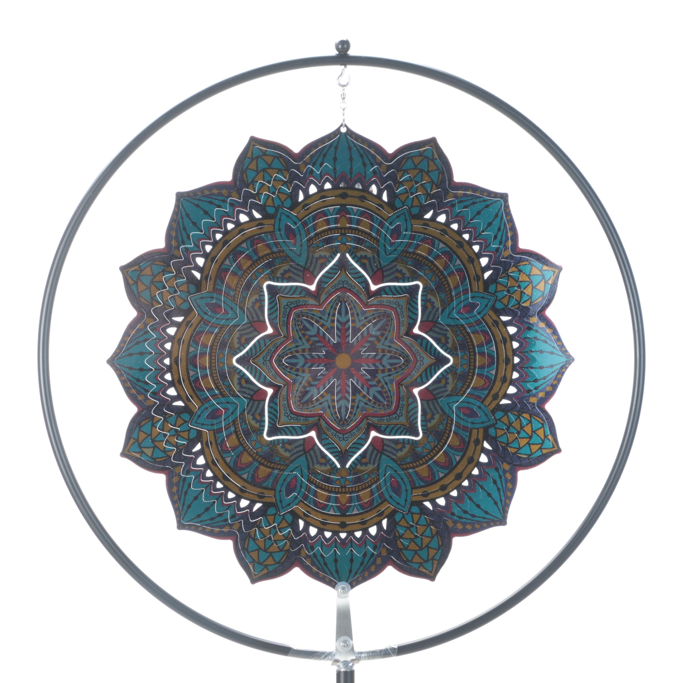 Exhart Laser Cut Wind Spinner Stakes