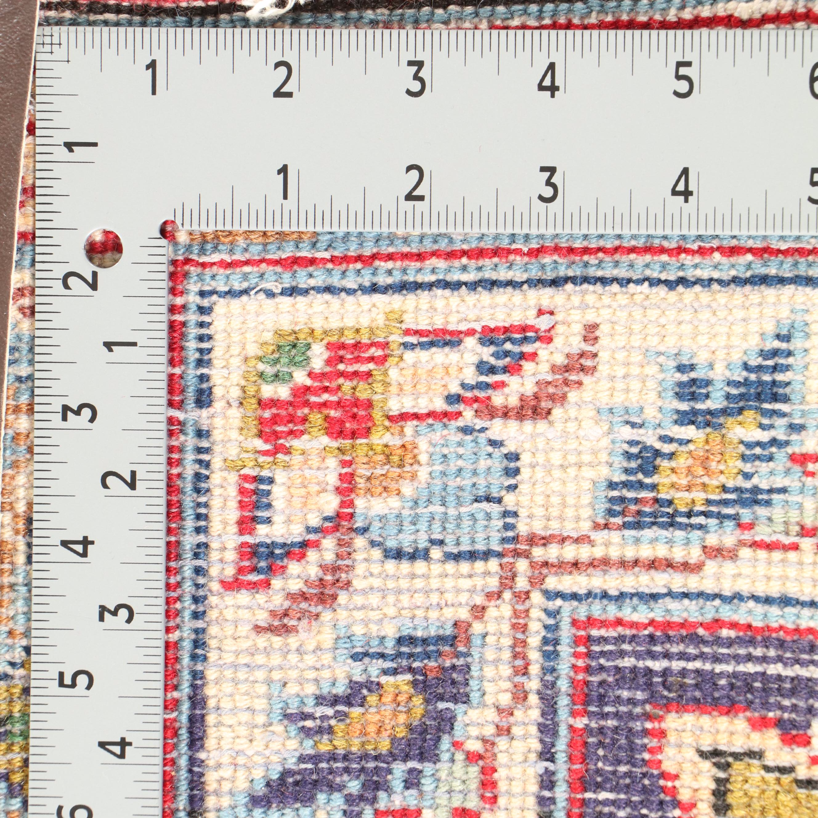 11' x 17'2 Hand-Knotted Persian Kashan Room Sized Rug