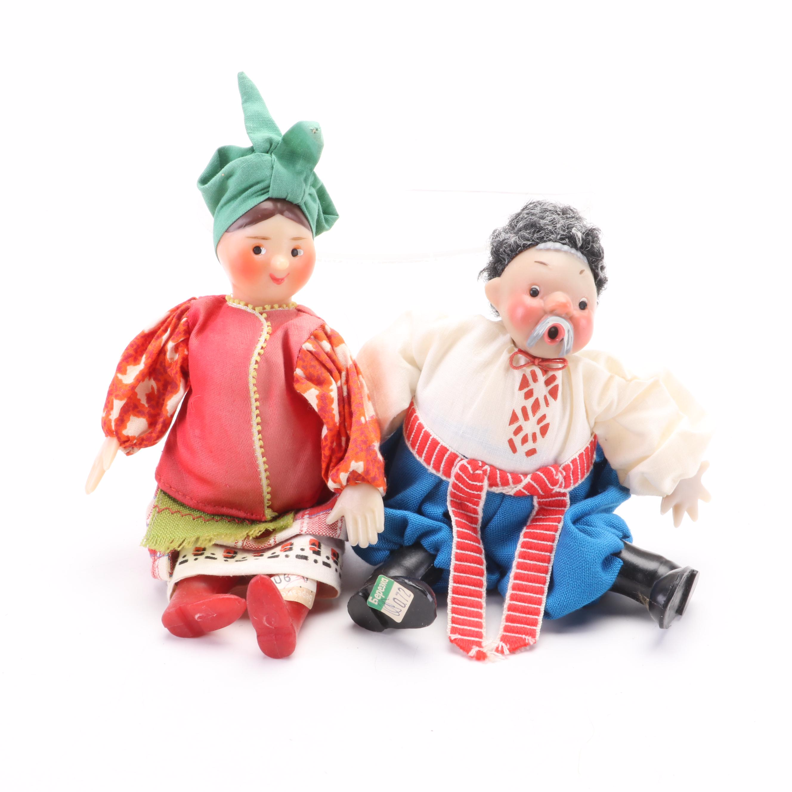 Russian, Irish with Chinese Style Dolls and Figurines
