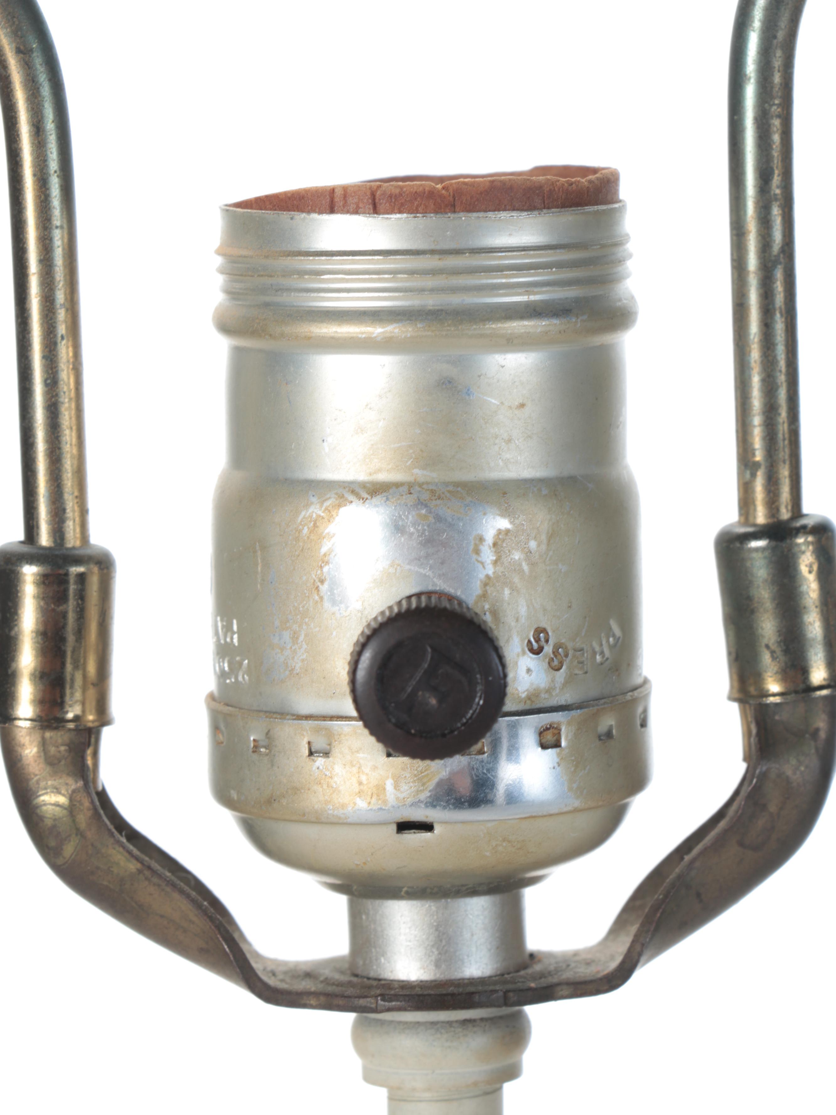 Victorian Parian Ware Style Porcelain Figurine Boy and Girl With Dogs Lamps