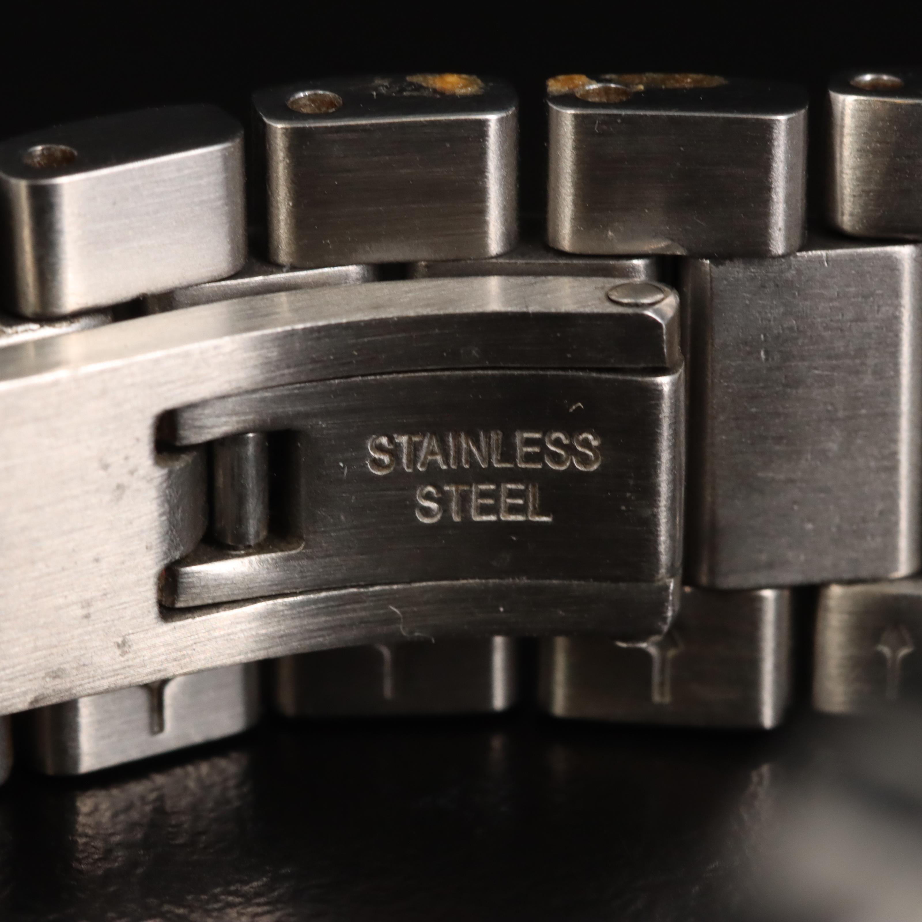 Stainless Steel Bulova Quartz Watch