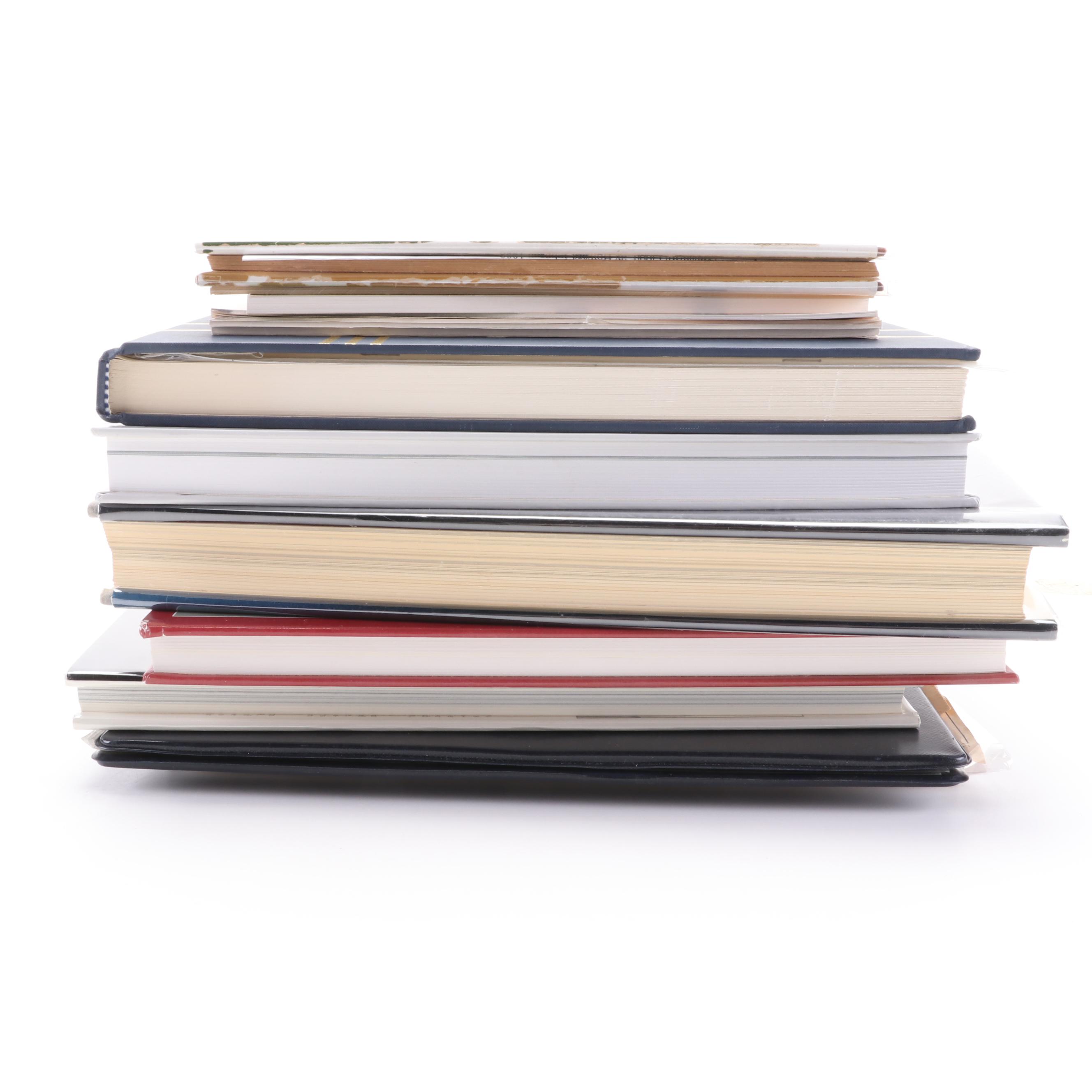 Artist Signed "The Story of St. Clair Glass" with Other Art Glass Books