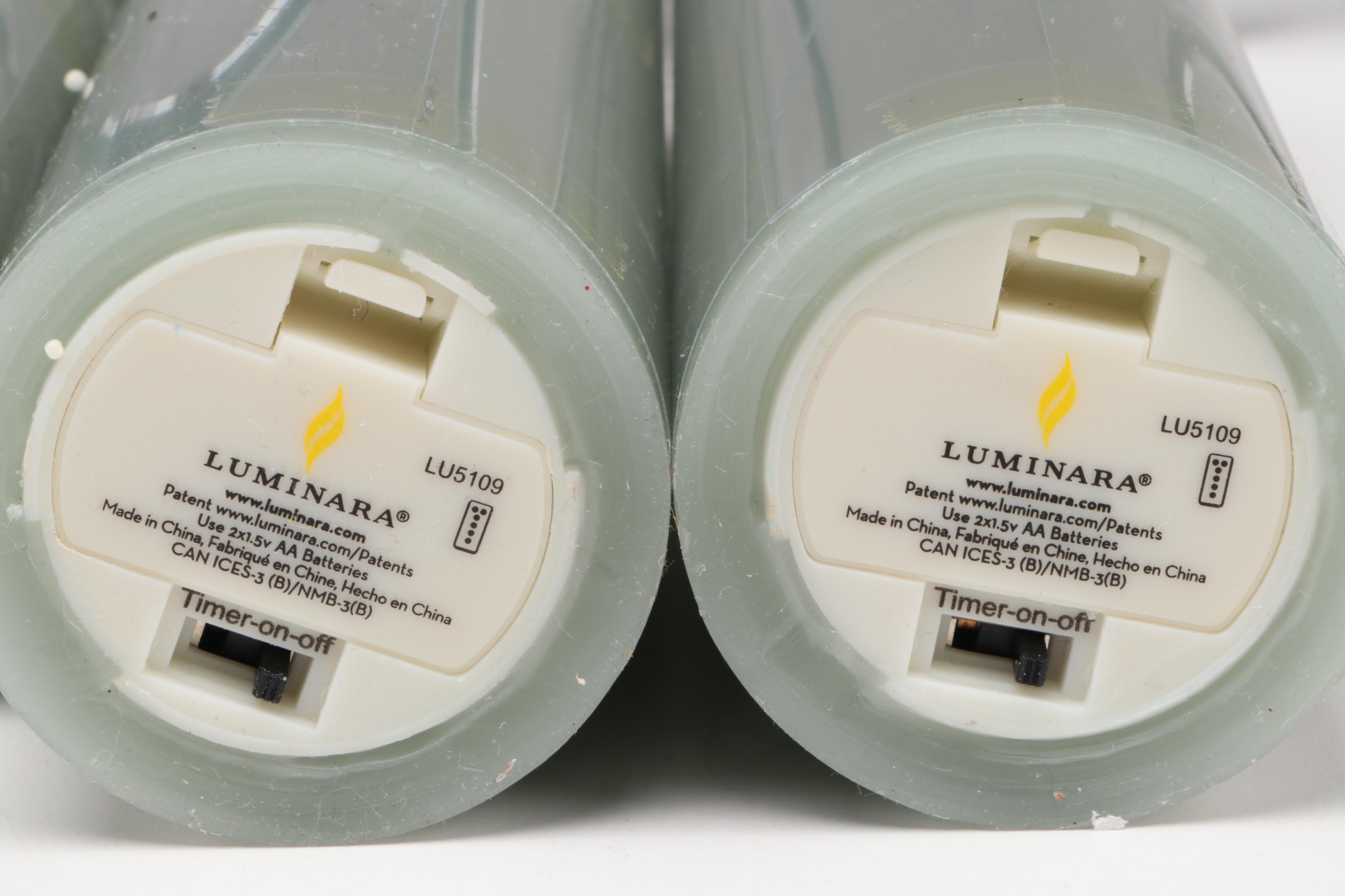 Luminara Flameless Flickering Candles