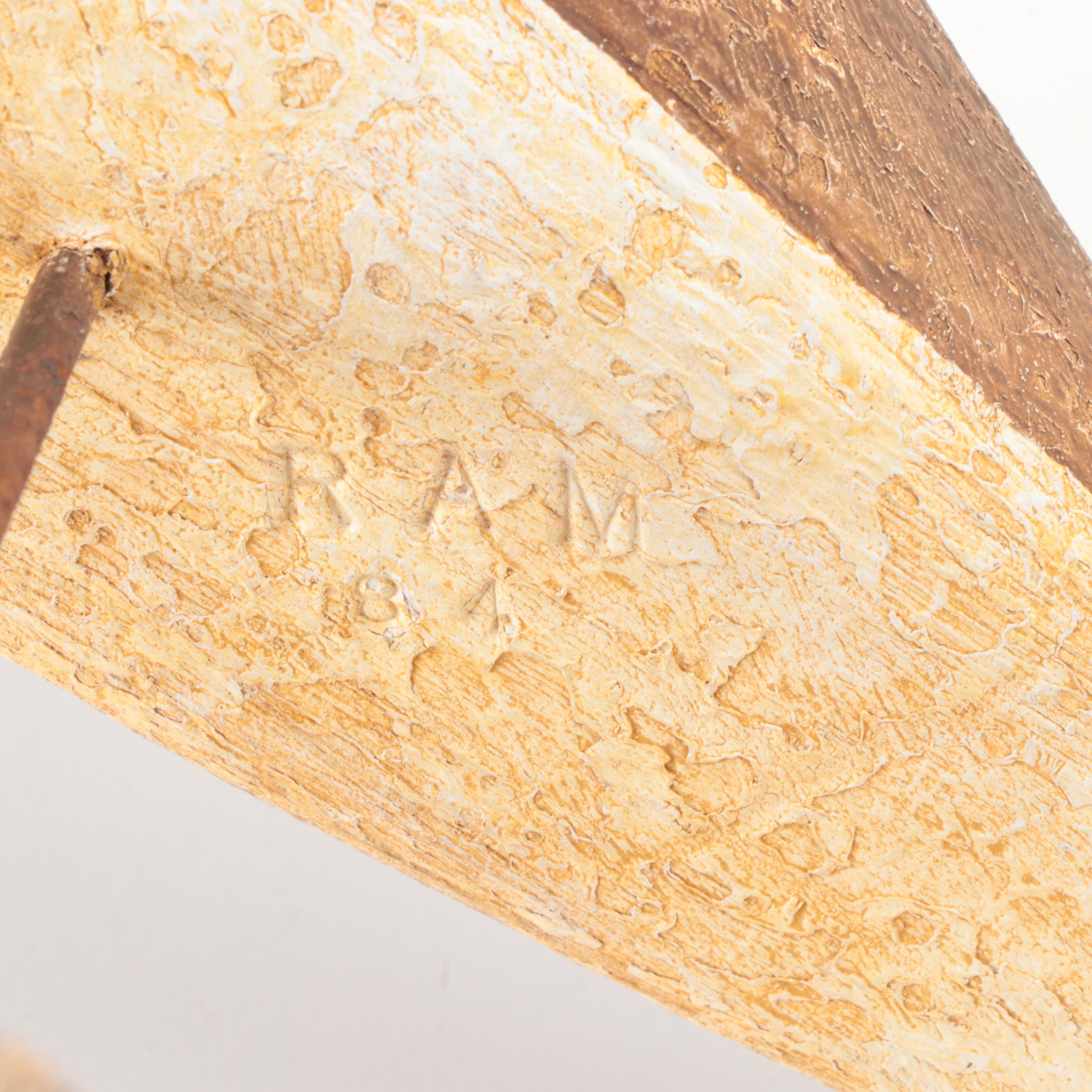 Richard Morgan Signed Carved Wood Long Billed Curlew and Other Décor